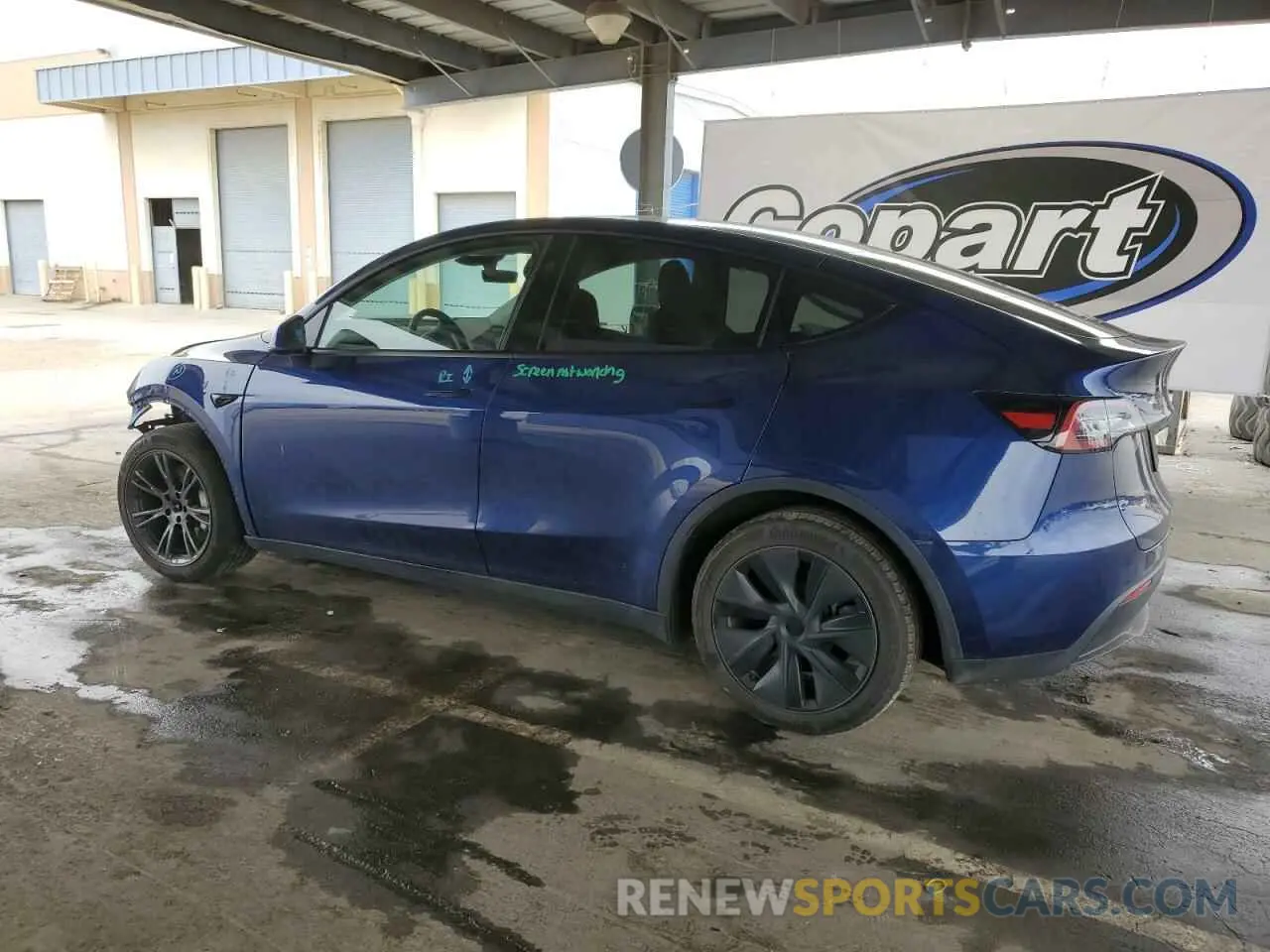 2 Photograph of a damaged car 7SAYGDED2RF119770 TESLA MODEL Y 2024