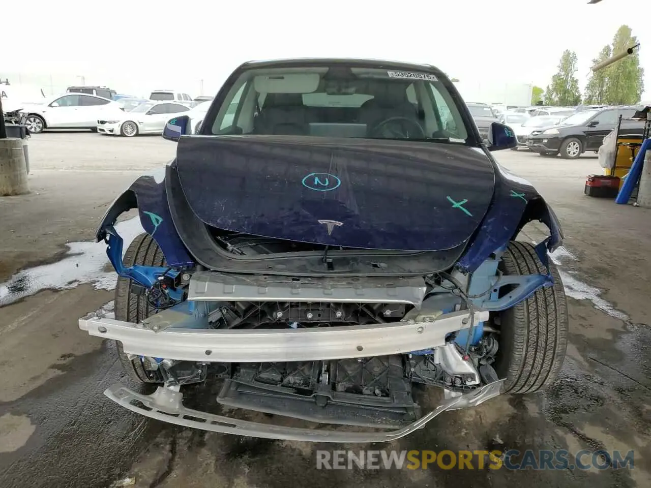 5 Photograph of a damaged car 7SAYGDED2RF119770 TESLA MODEL Y 2024