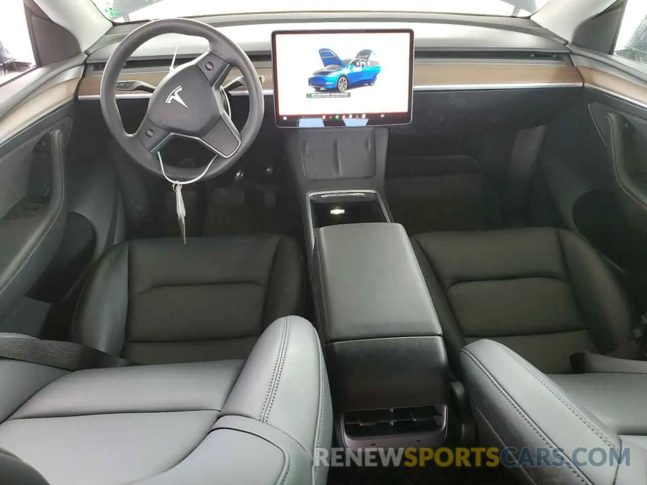 8 Photograph of a damaged car 7SAYGDED2RF119770 TESLA MODEL Y 2024