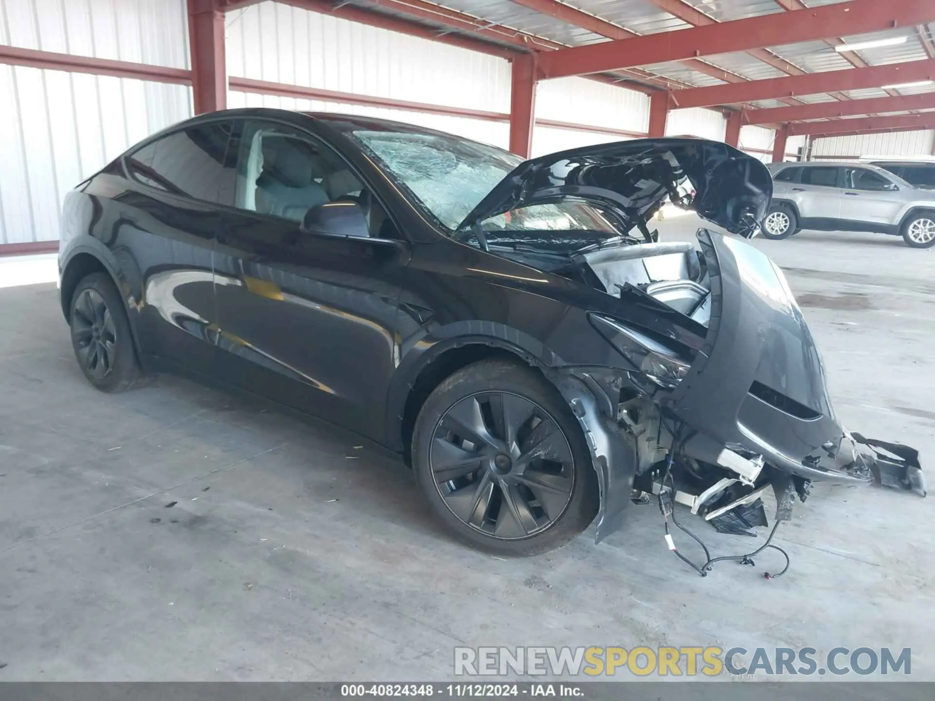 1 Photograph of a damaged car 7SAYGDED2RF126508 TESLA MODEL Y 2024