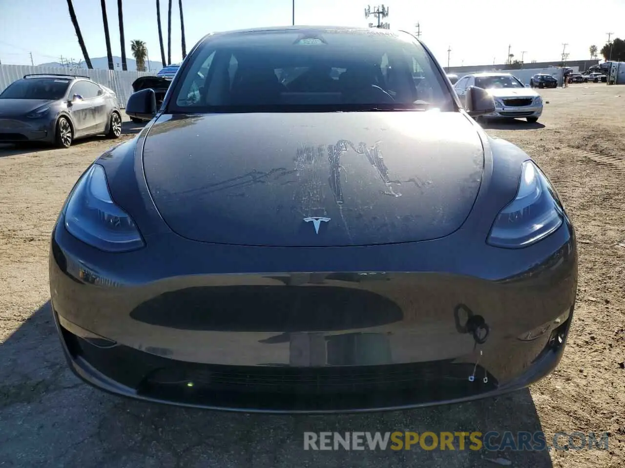 5 Photograph of a damaged car 7SAYGDED3RF151031 TESLA MODEL Y 2024