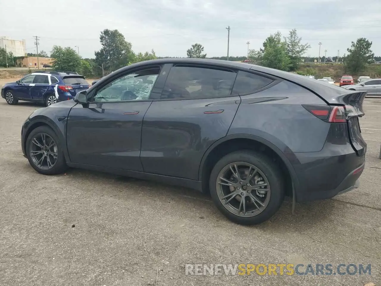 2 Фотография поврежденного автомобиля 7SAYGDED4RA331714 TESLA MODEL Y 2024