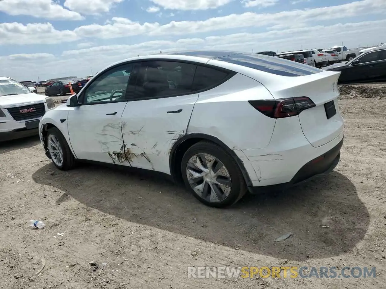 2 Photograph of a damaged car 7SAYGDED4RF068286 TESLA MODEL Y 2024