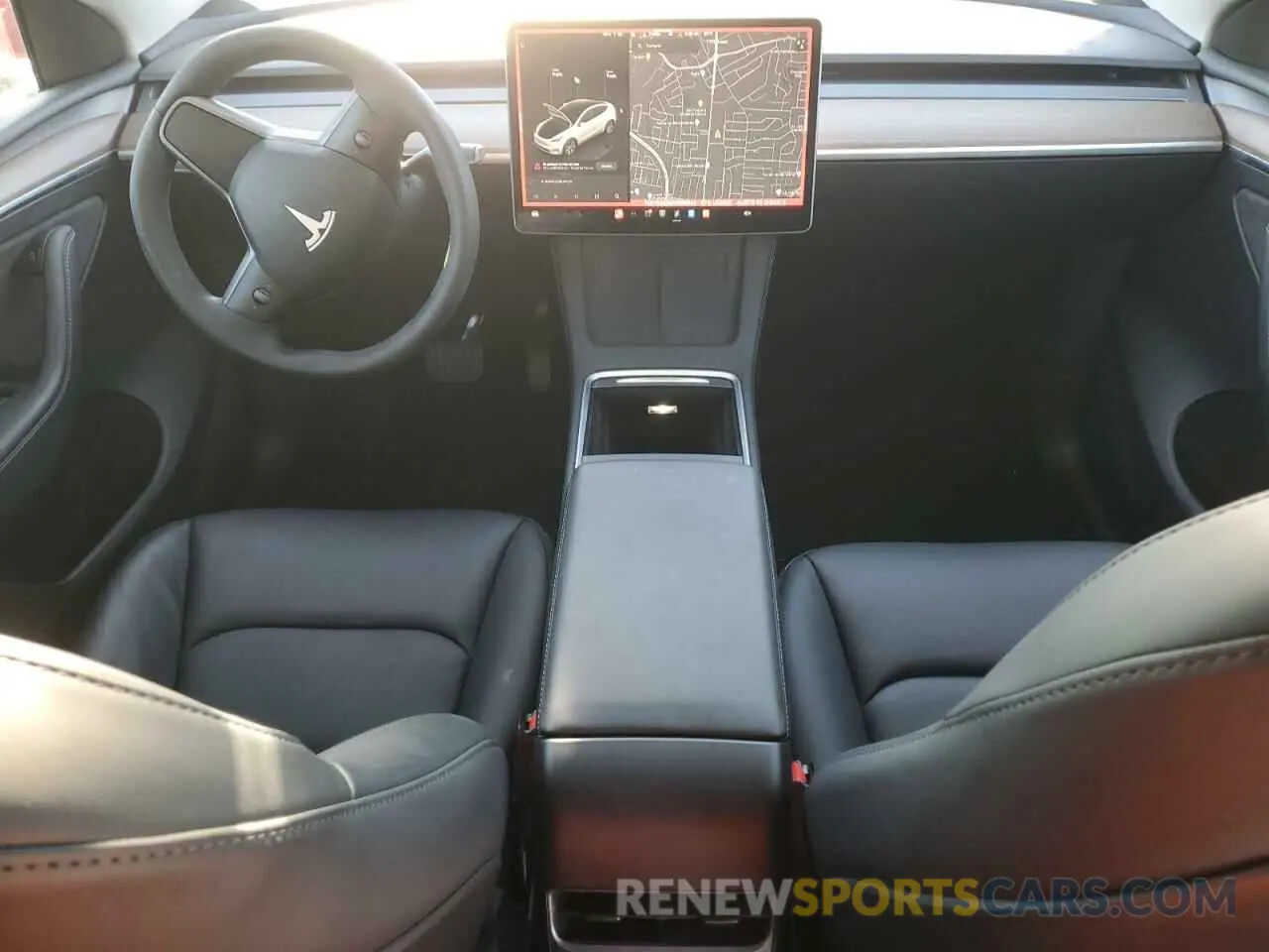 8 Photograph of a damaged car 7SAYGDED5RF086943 TESLA MODEL Y 2024