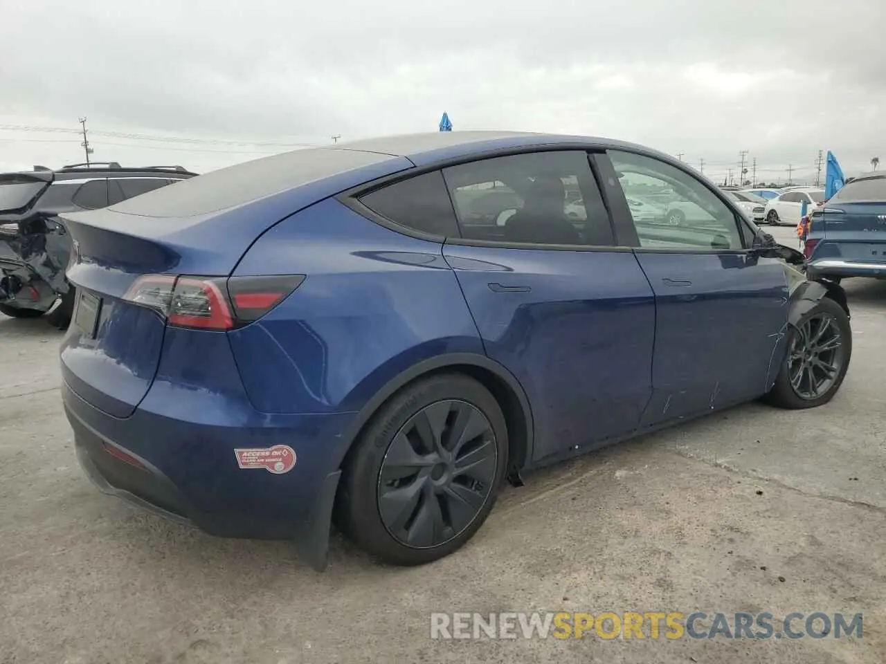 3 Фотография поврежденного автомобиля 7SAYGDED5RF094895 TESLA MODEL Y 2024