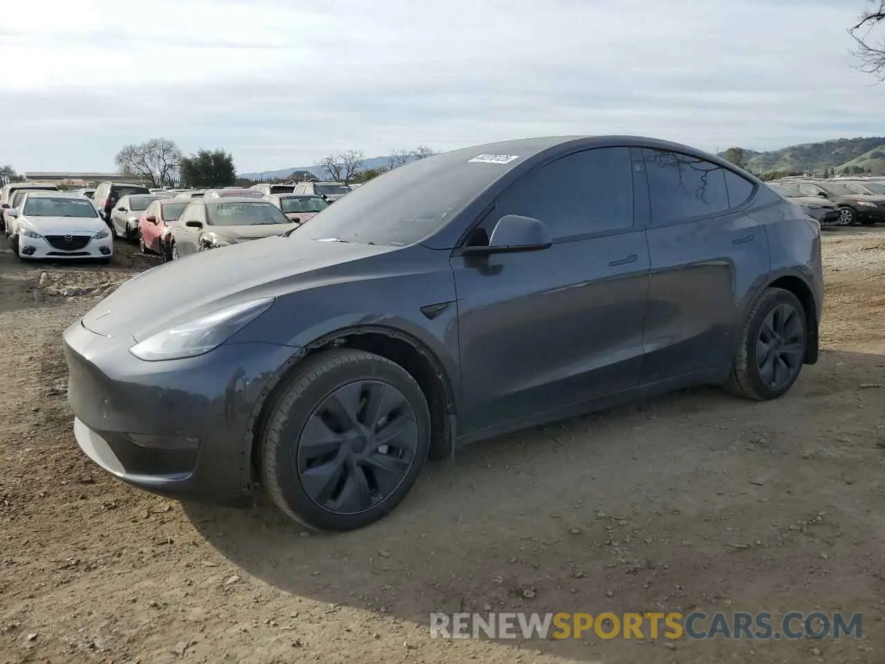 1 Photograph of a damaged car 7SAYGDED5RF105278 TESLA MODEL Y 2024