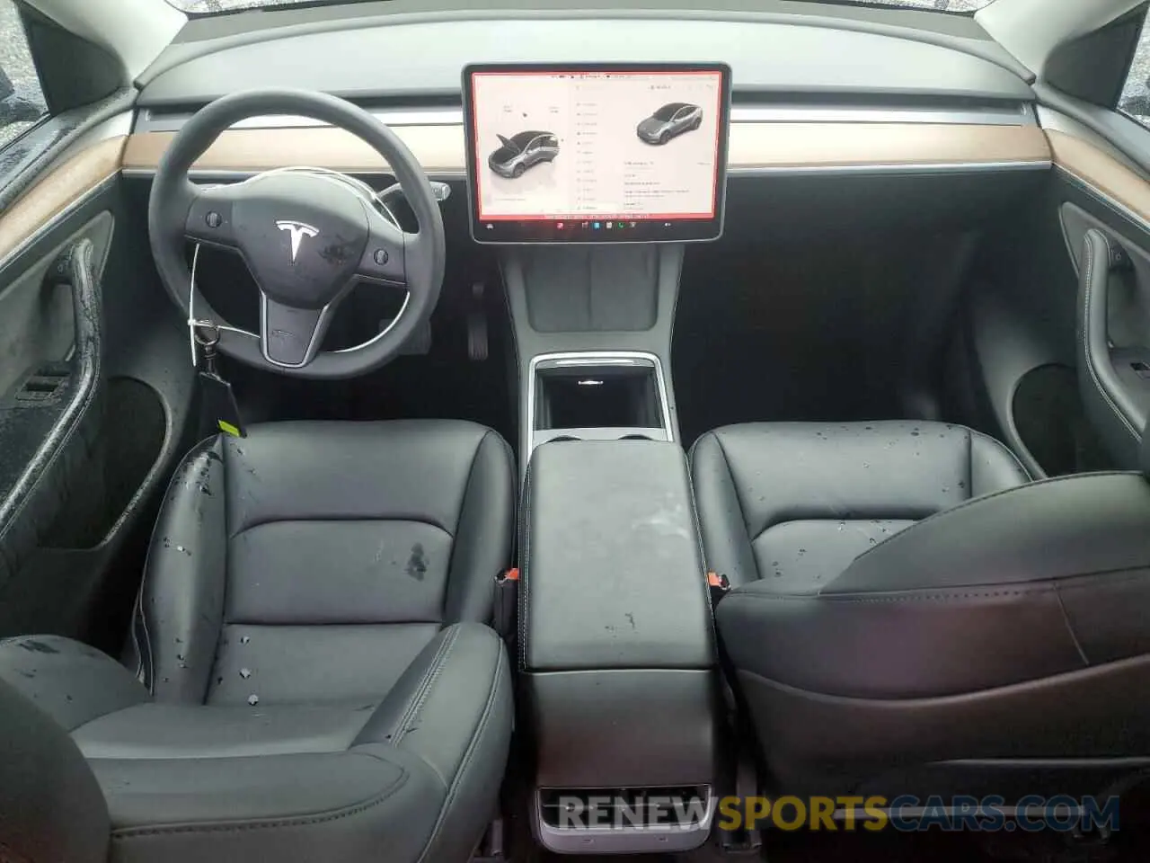 8 Фотография поврежденного автомобиля 7SAYGDED5RF125093 TESLA MODEL Y 2024