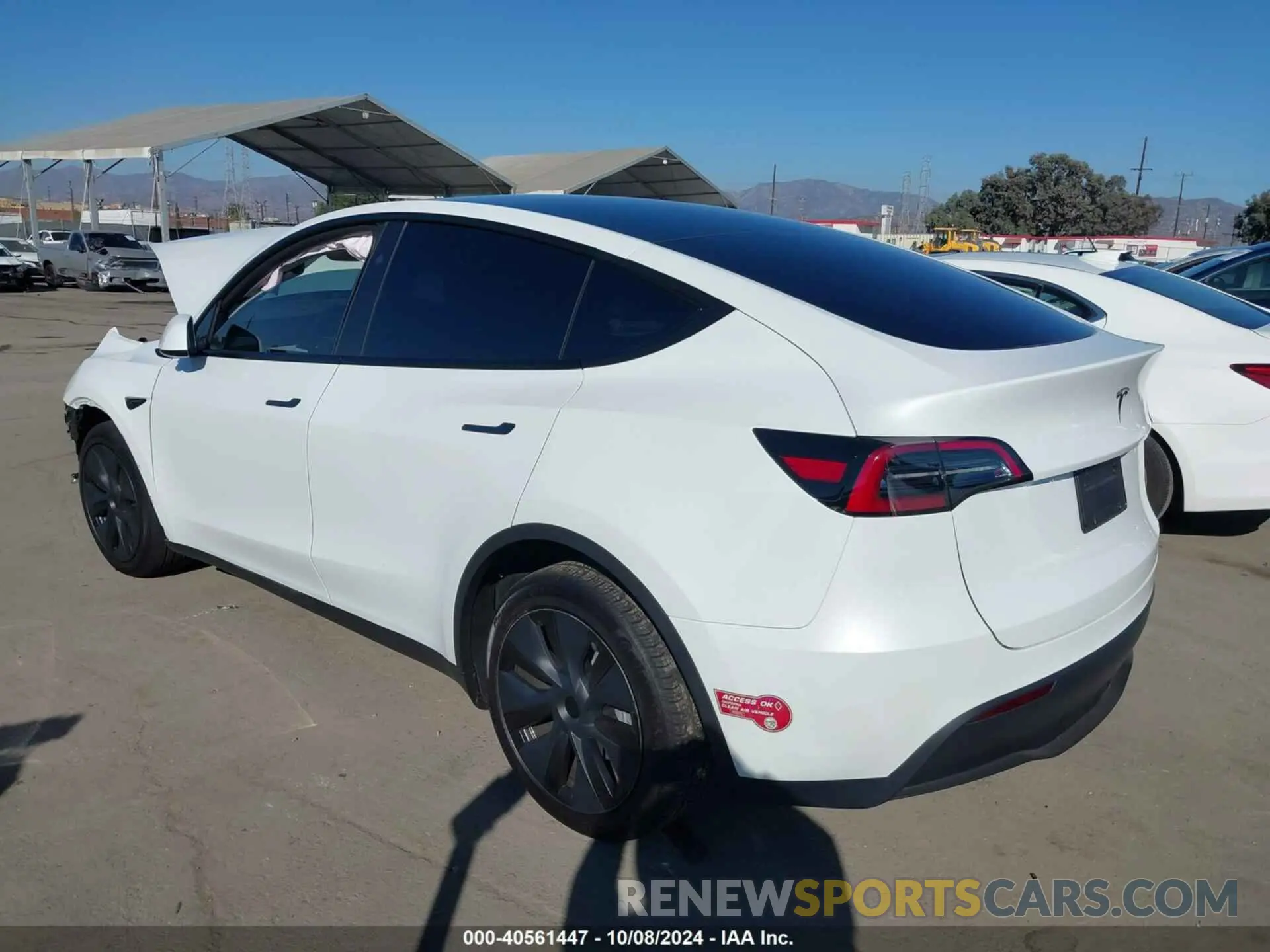3 Фотография поврежденного автомобиля 7SAYGDED5RF154884 TESLA MODEL Y 2024