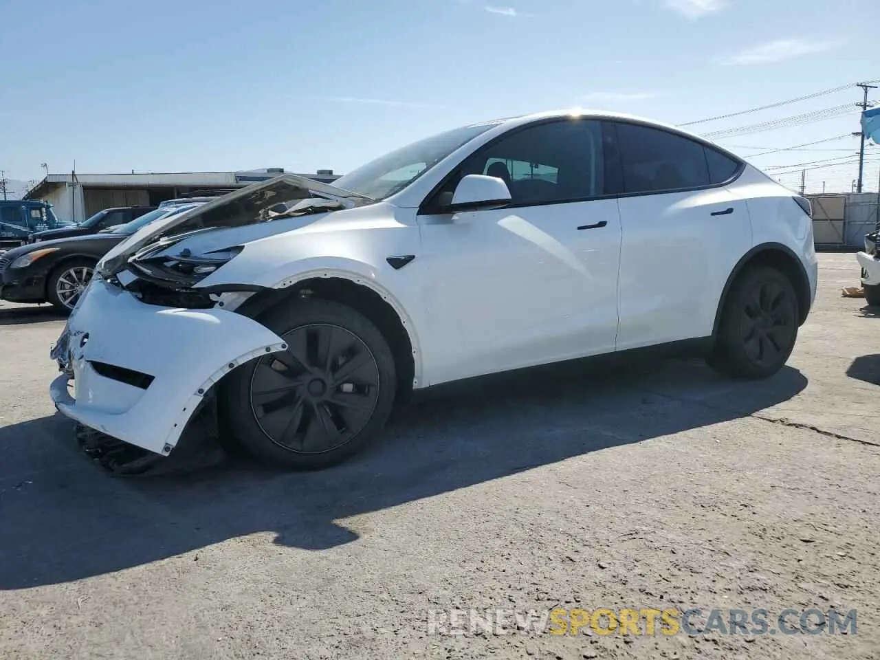 1 Фотография поврежденного автомобиля 7SAYGDED5RF196309 TESLA MODEL Y 2024