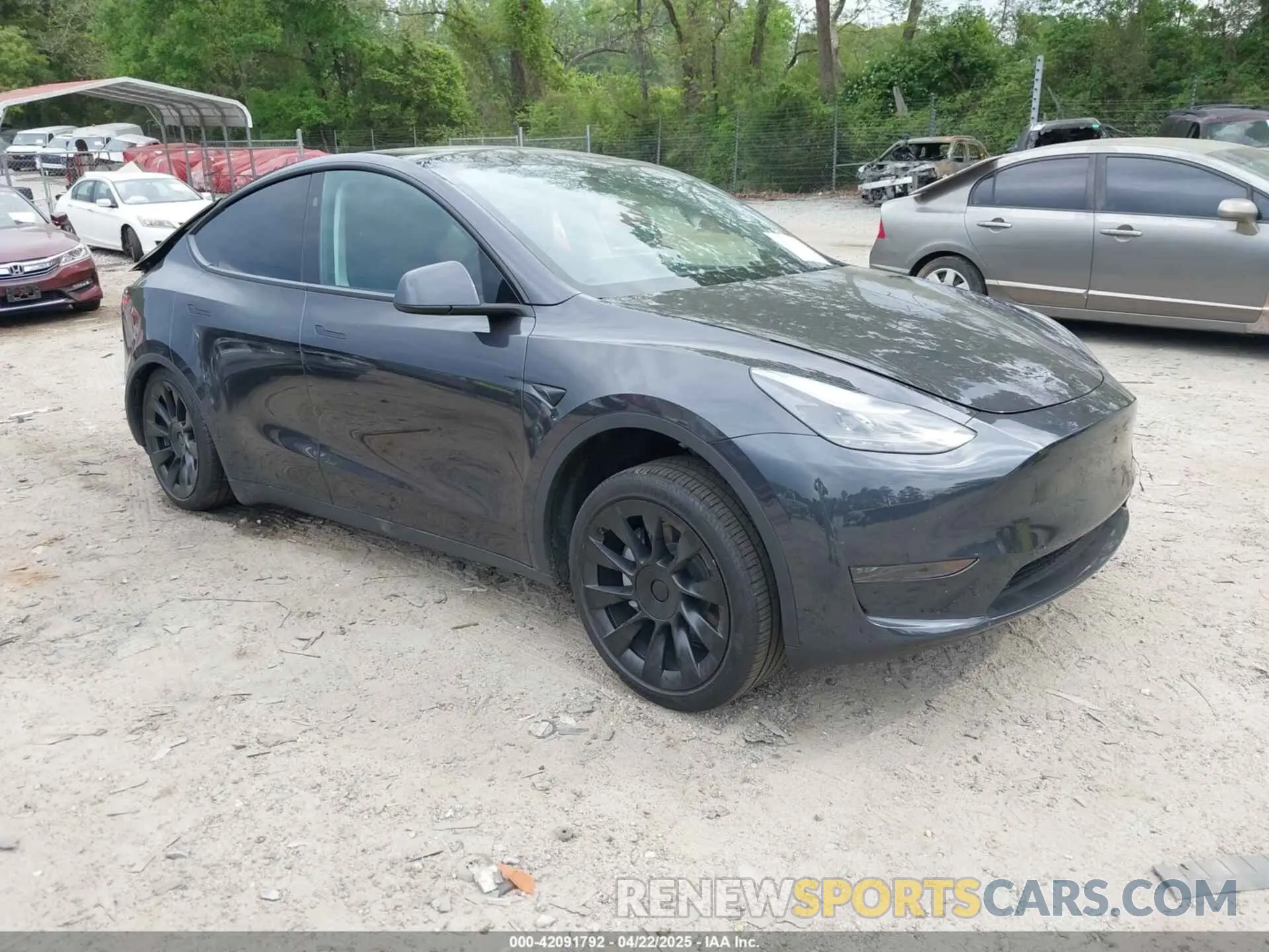 1 Фотография поврежденного автомобиля 7SAYGDED6RF098275 TESLA MODEL Y 2024