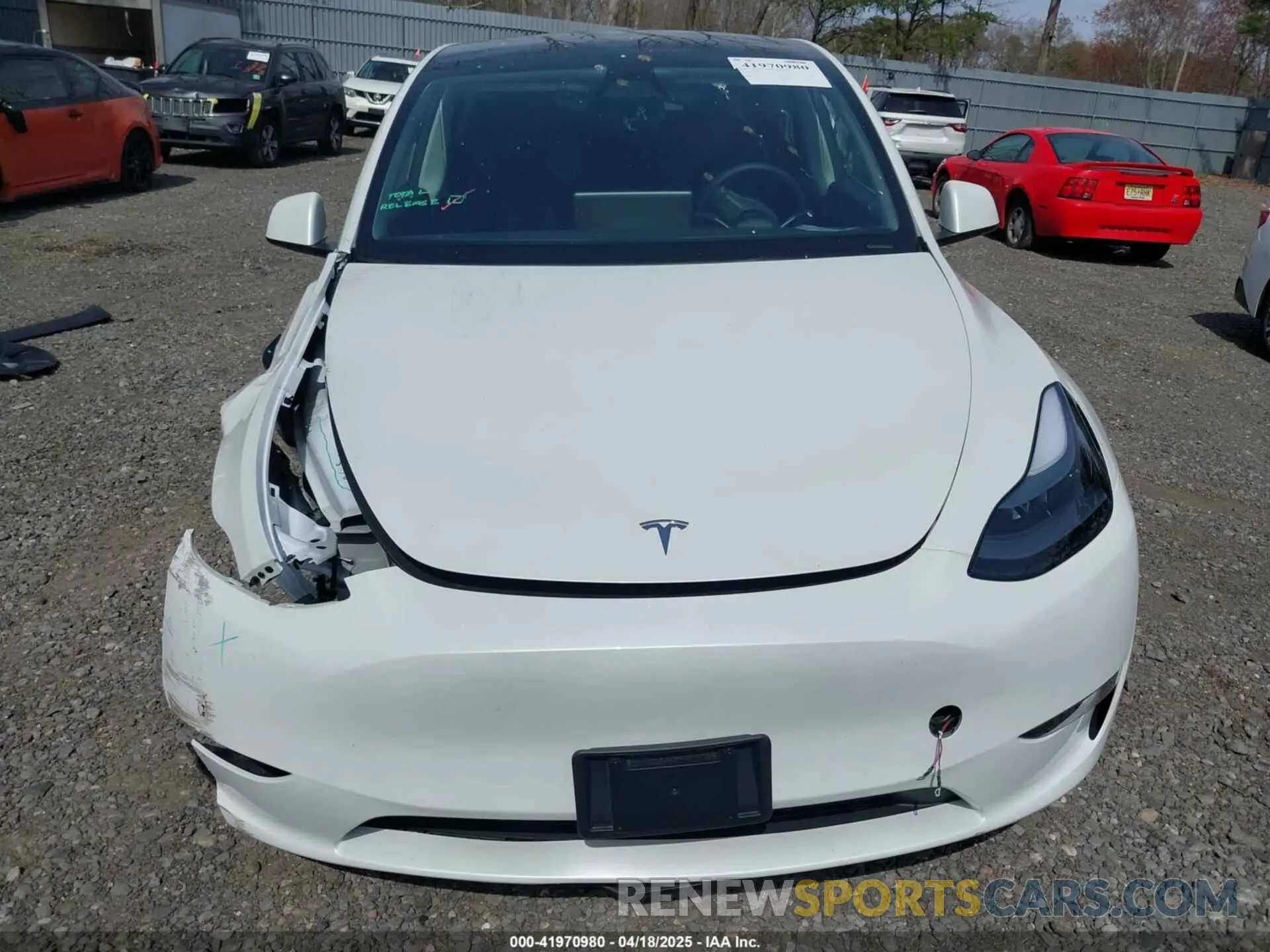 12 Фотография поврежденного автомобиля 7SAYGDED6RF160936 TESLA MODEL Y 2024