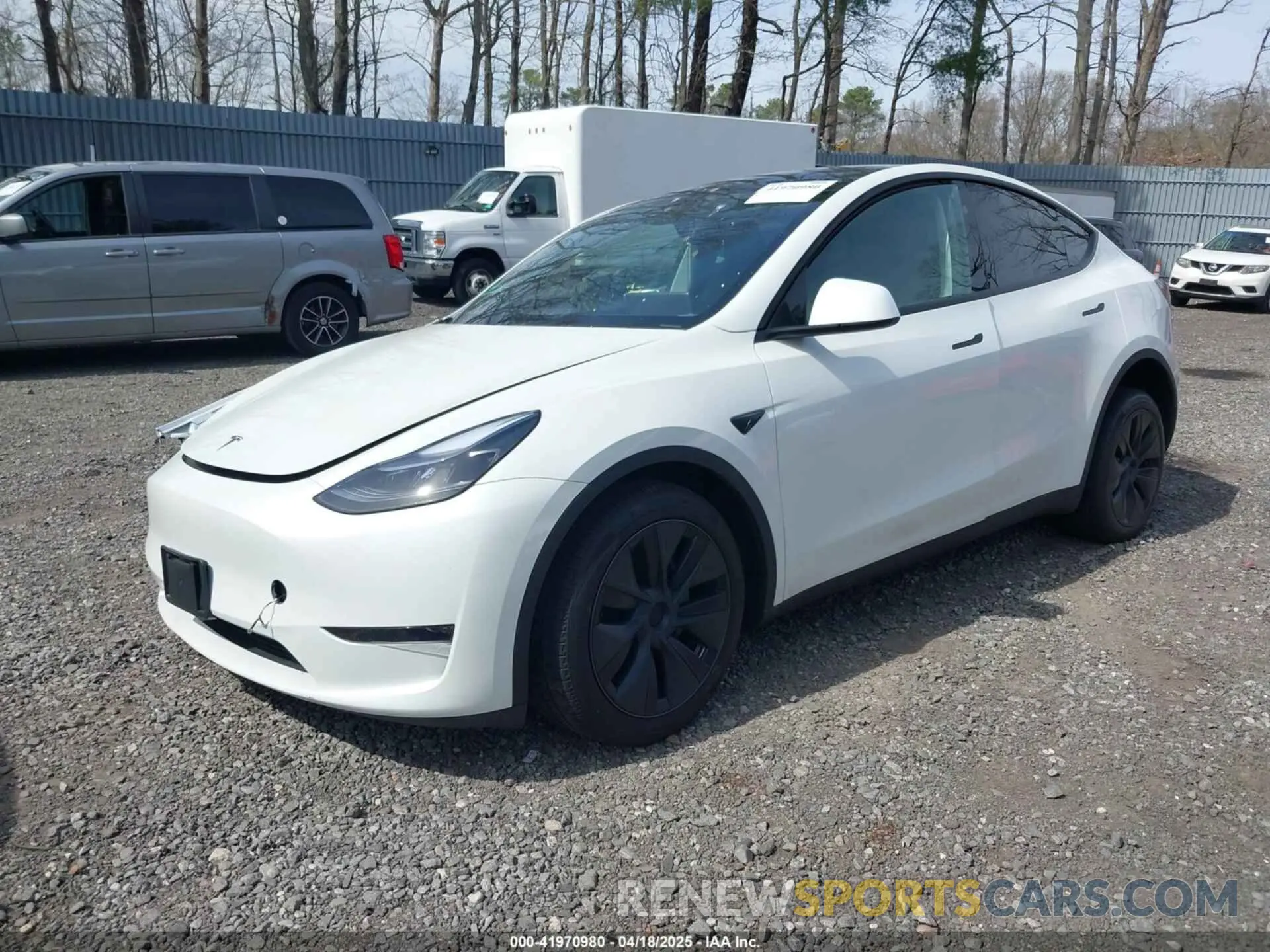 2 Фотография поврежденного автомобиля 7SAYGDED6RF160936 TESLA MODEL Y 2024
