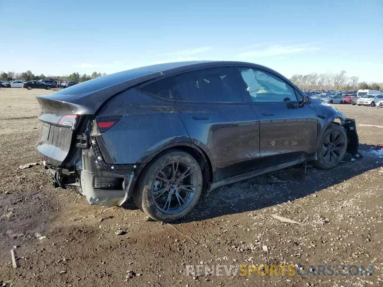 3 Фотография поврежденного автомобиля 7SAYGDED6RF161715 TESLA MODEL Y 2024