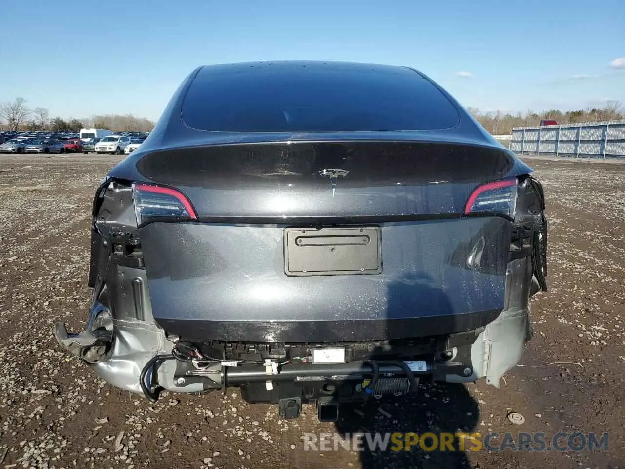 6 Фотография поврежденного автомобиля 7SAYGDED6RF161715 TESLA MODEL Y 2024