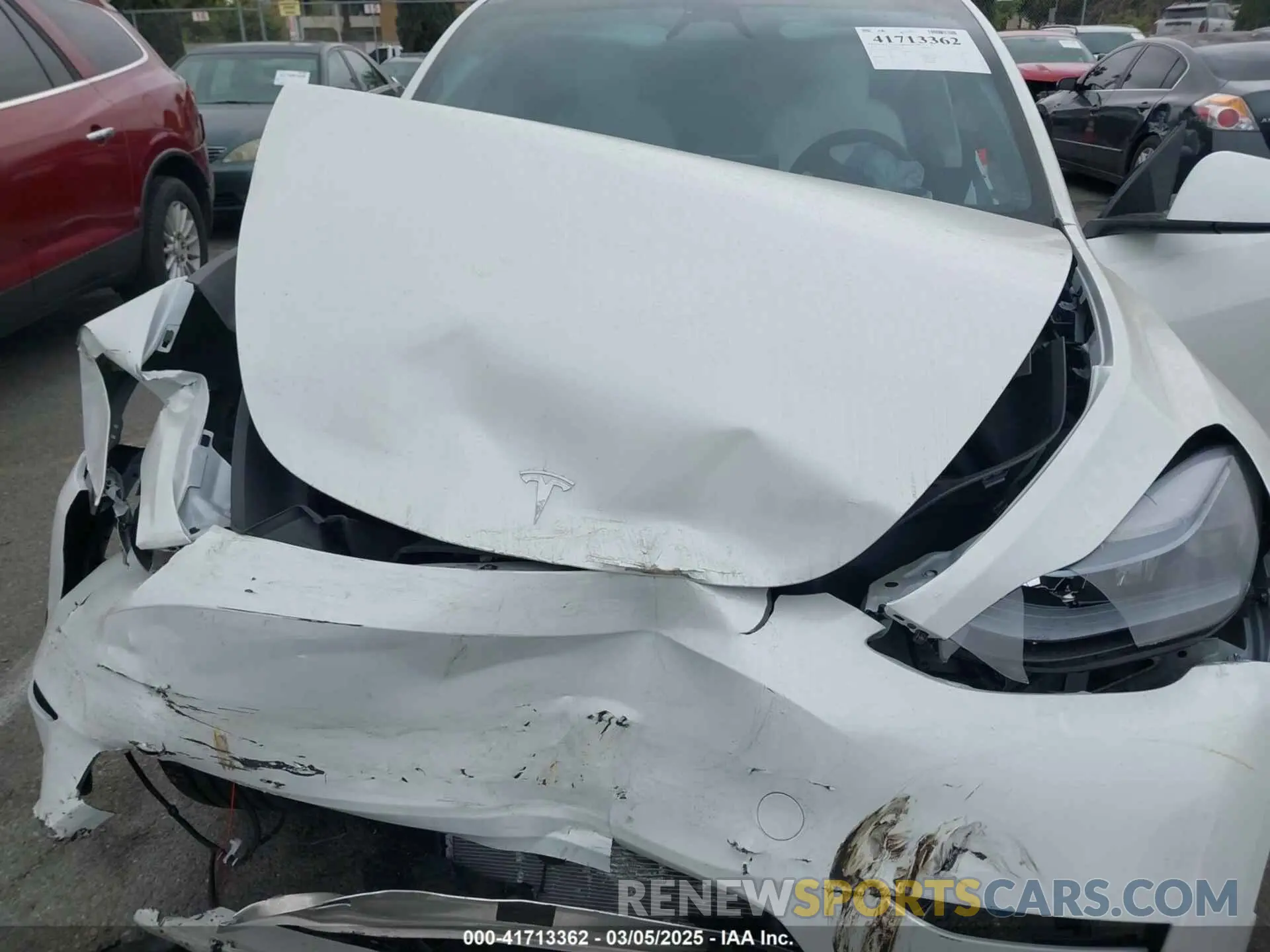 10 Фотография поврежденного автомобиля 7SAYGDED6RF166543 TESLA MODEL Y 2024