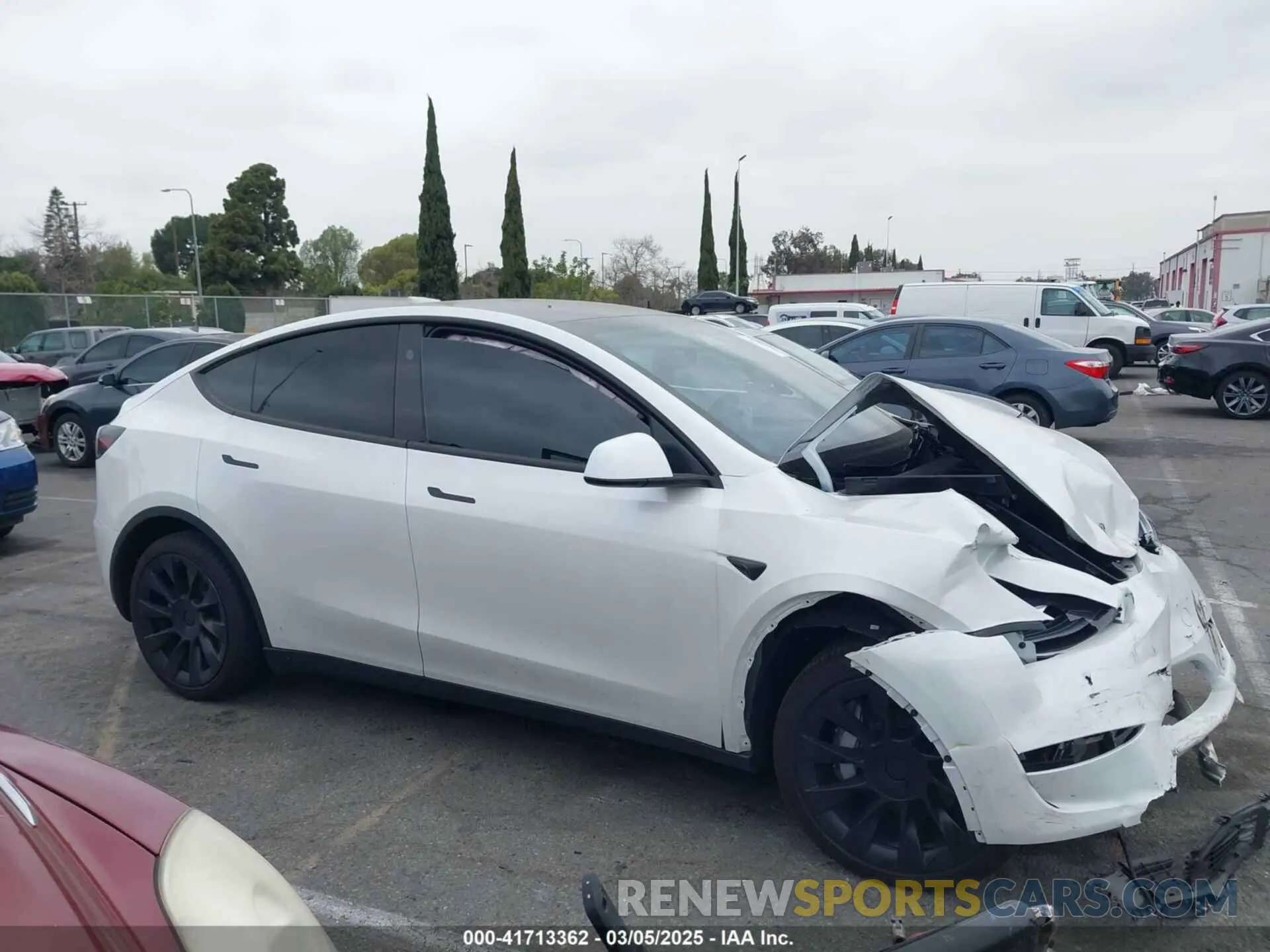 13 Фотография поврежденного автомобиля 7SAYGDED6RF166543 TESLA MODEL Y 2024
