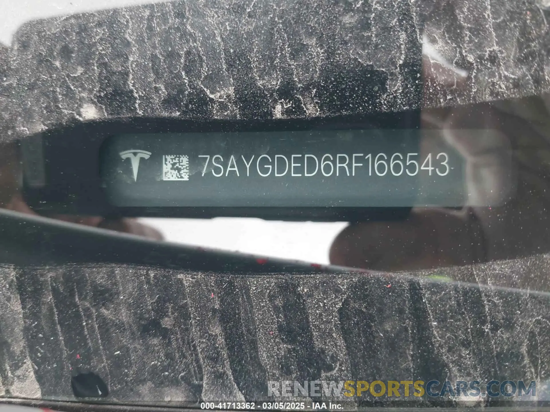9 Фотография поврежденного автомобиля 7SAYGDED6RF166543 TESLA MODEL Y 2024