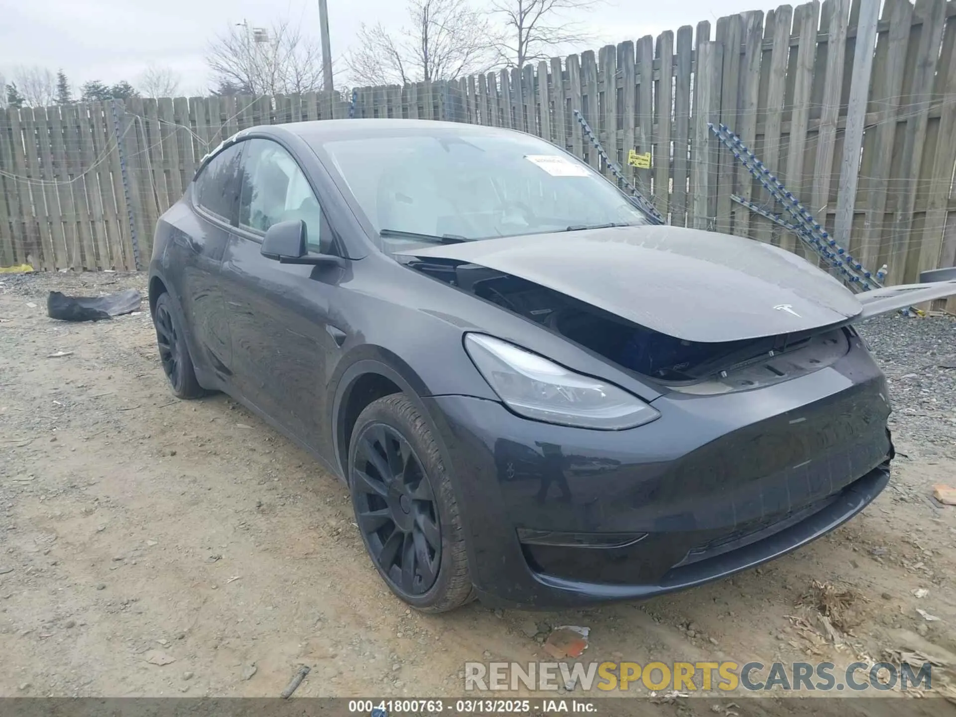 1 Фотография поврежденного автомобиля 7SAYGDED6RF190762 TESLA MODEL Y 2024