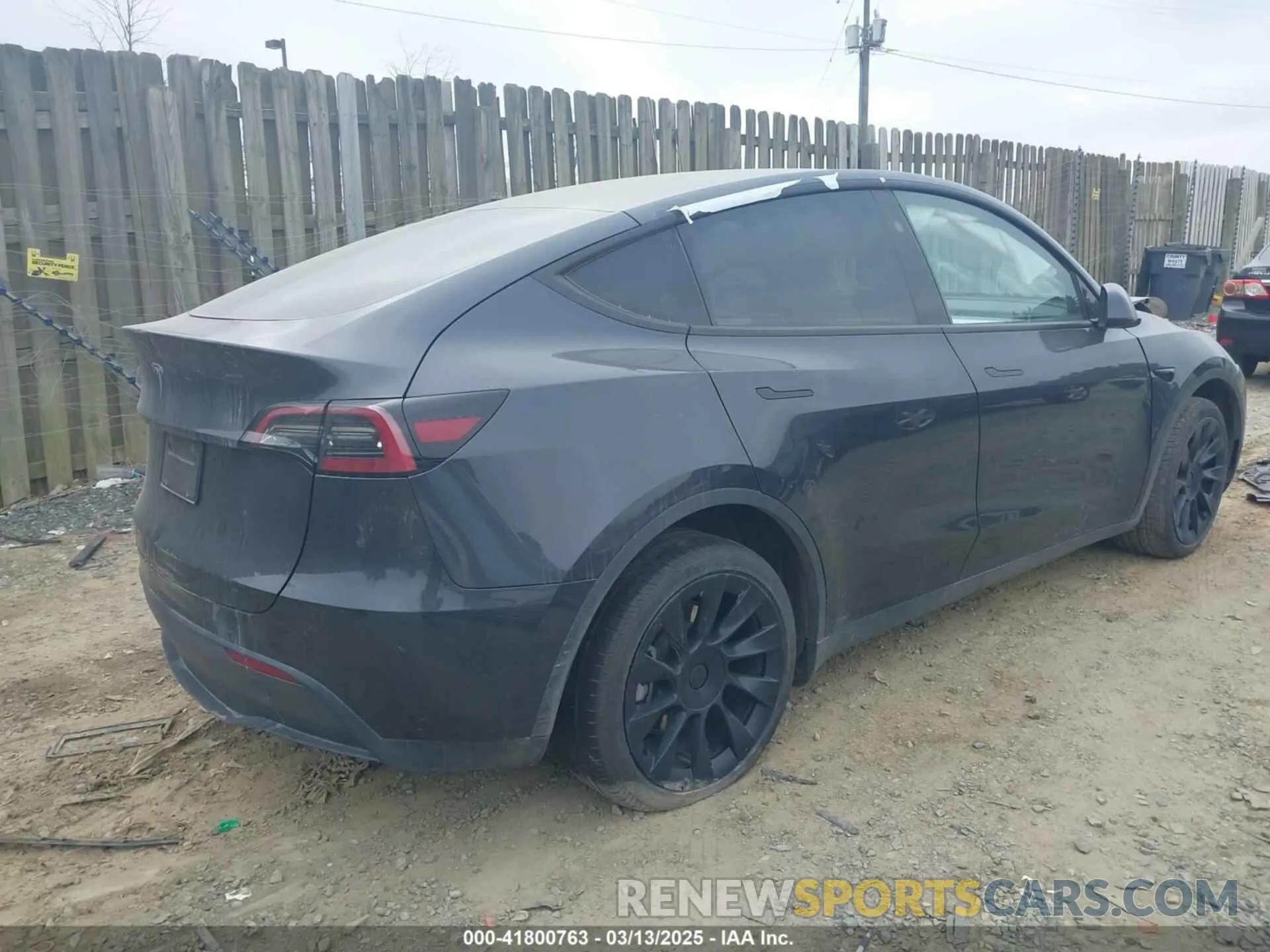 4 Фотография поврежденного автомобиля 7SAYGDED6RF190762 TESLA MODEL Y 2024