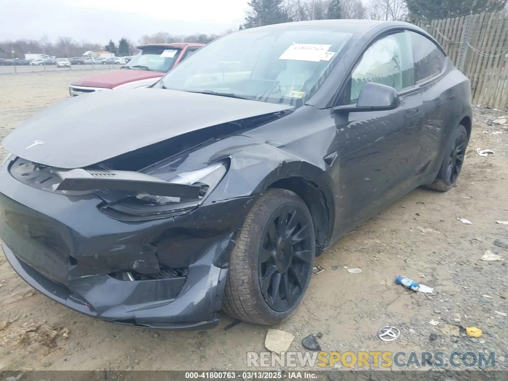 6 Фотография поврежденного автомобиля 7SAYGDED6RF190762 TESLA MODEL Y 2024