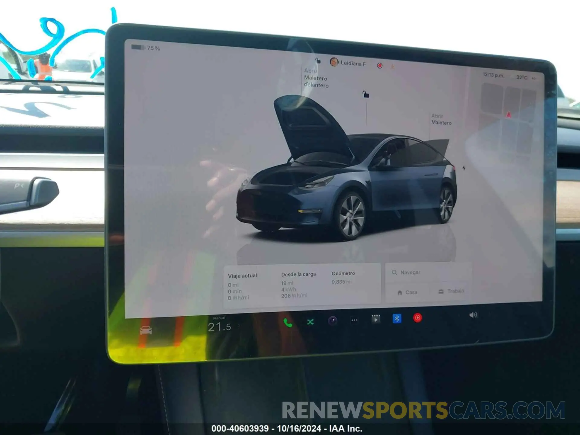 7 Фотография поврежденного автомобиля 7SAYGDED7RF040790 TESLA MODEL Y 2024