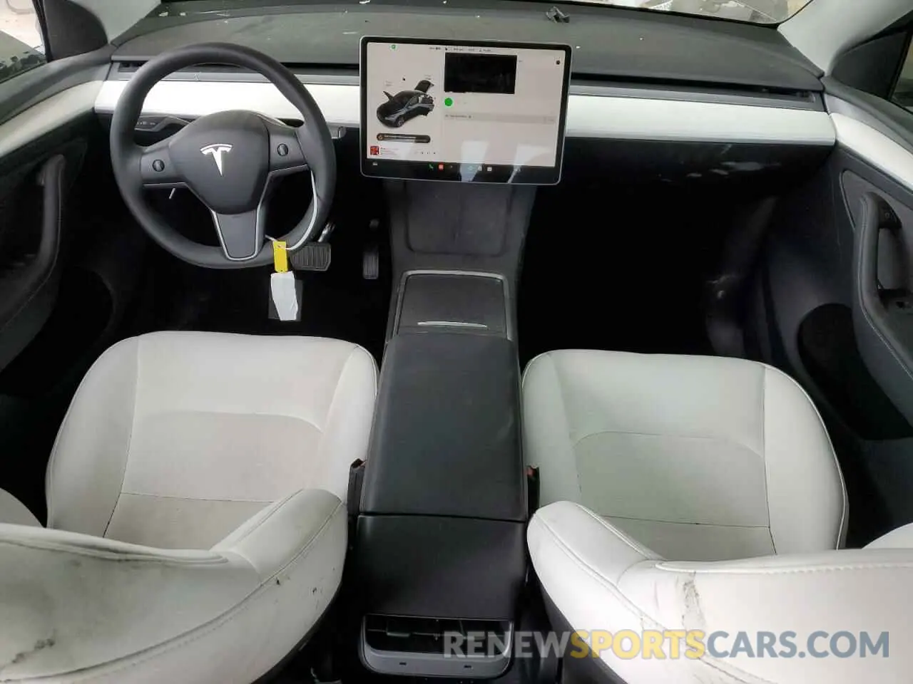 8 Photograph of a damaged car 7SAYGDED7RF042278 TESLA MODEL Y 2024