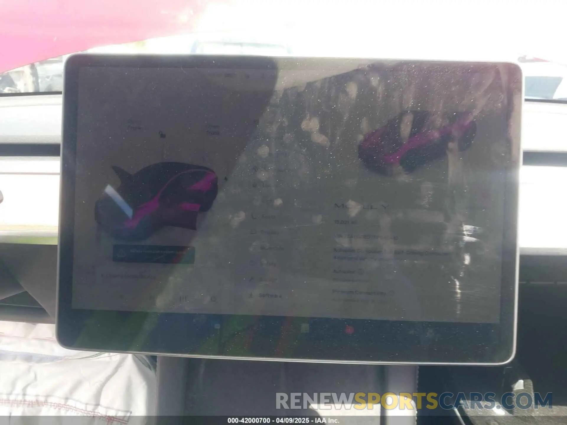 7 Photograph of a damaged car 7SAYGDED7RF045410 TESLA MODEL Y 2024