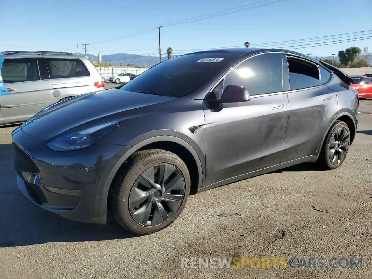1 Фотография поврежденного автомобиля 7SAYGDED7RF108604 TESLA MODEL Y 2024