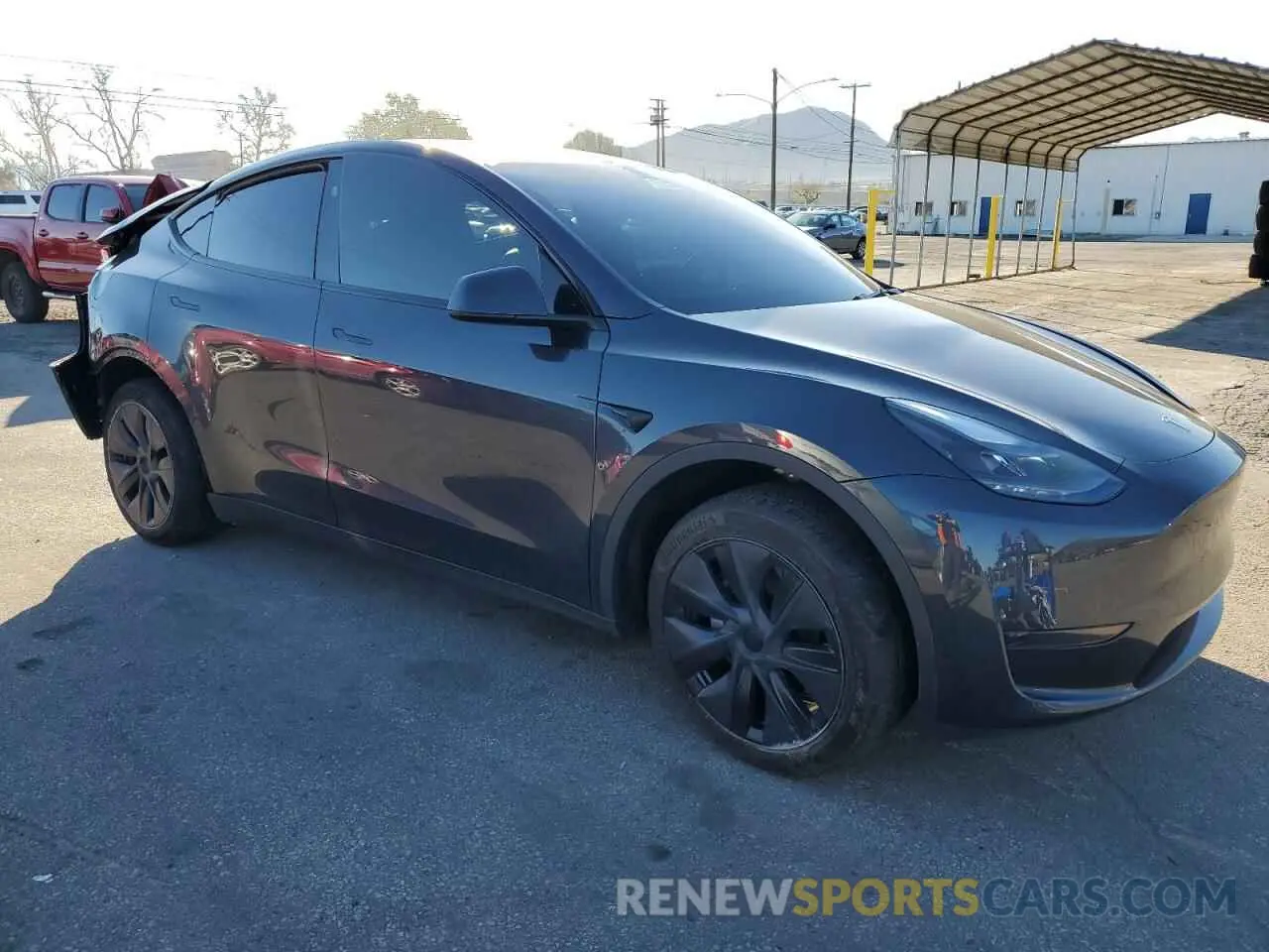 4 Фотография поврежденного автомобиля 7SAYGDED7RF108604 TESLA MODEL Y 2024