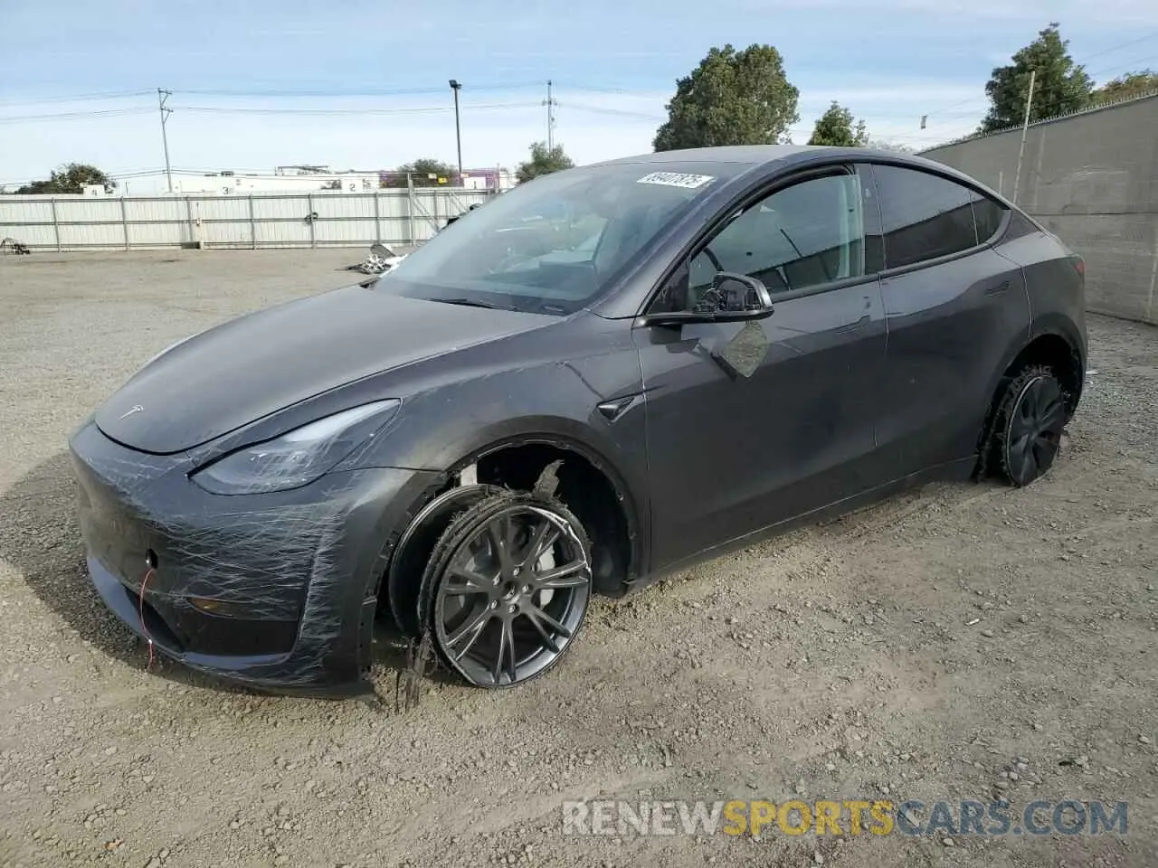 1 Photograph of a damaged car 7SAYGDED7RF114483 TESLA MODEL Y 2024