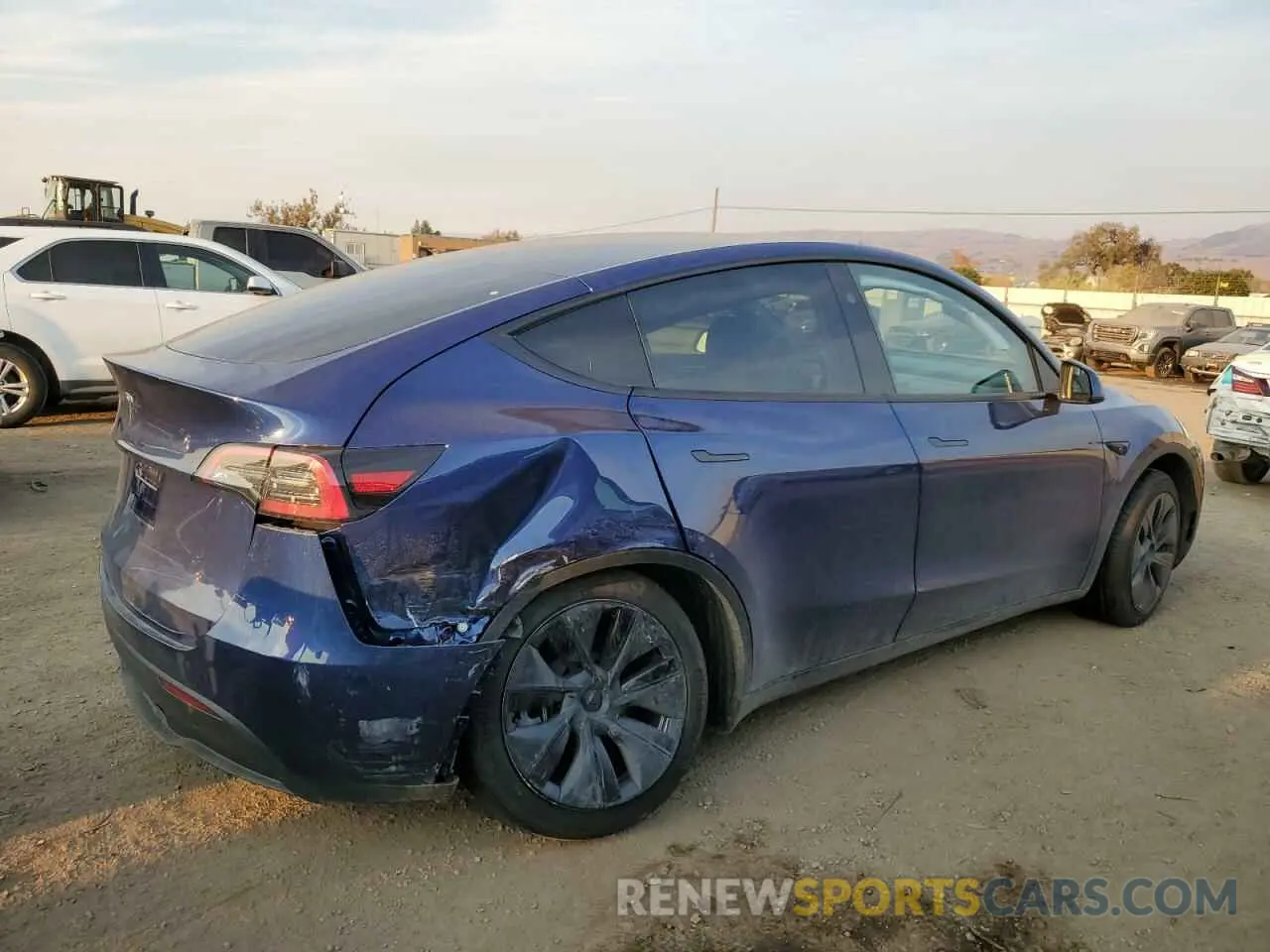 3 Photograph of a damaged car 7SAYGDED7RF120168 TESLA MODEL Y 2024