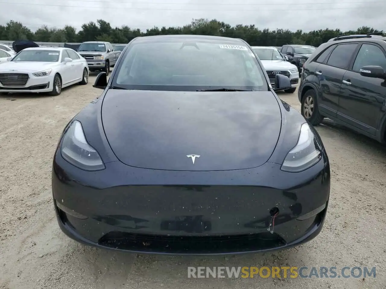 5 Photograph of a damaged car 7SAYGDED8RF074608 TESLA MODEL Y 2024