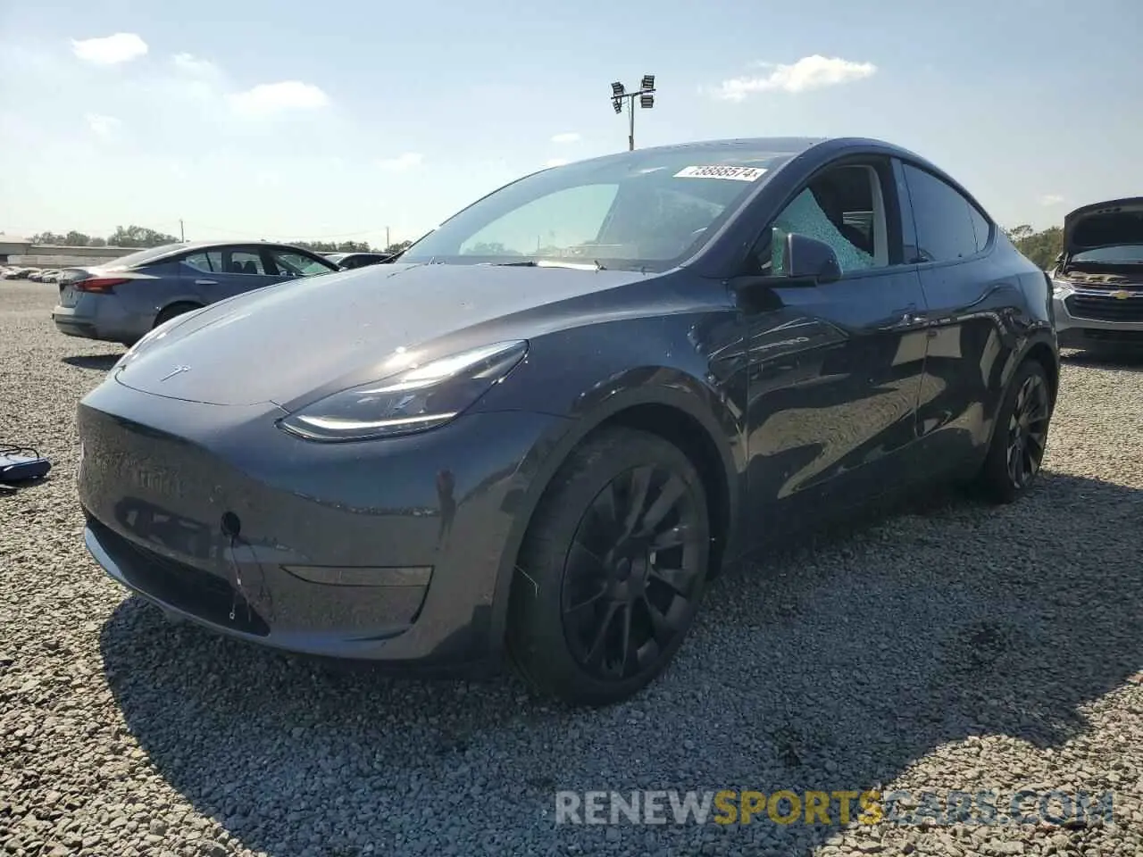 1 Фотография поврежденного автомобиля 7SAYGDED8RF091697 TESLA MODEL Y 2024