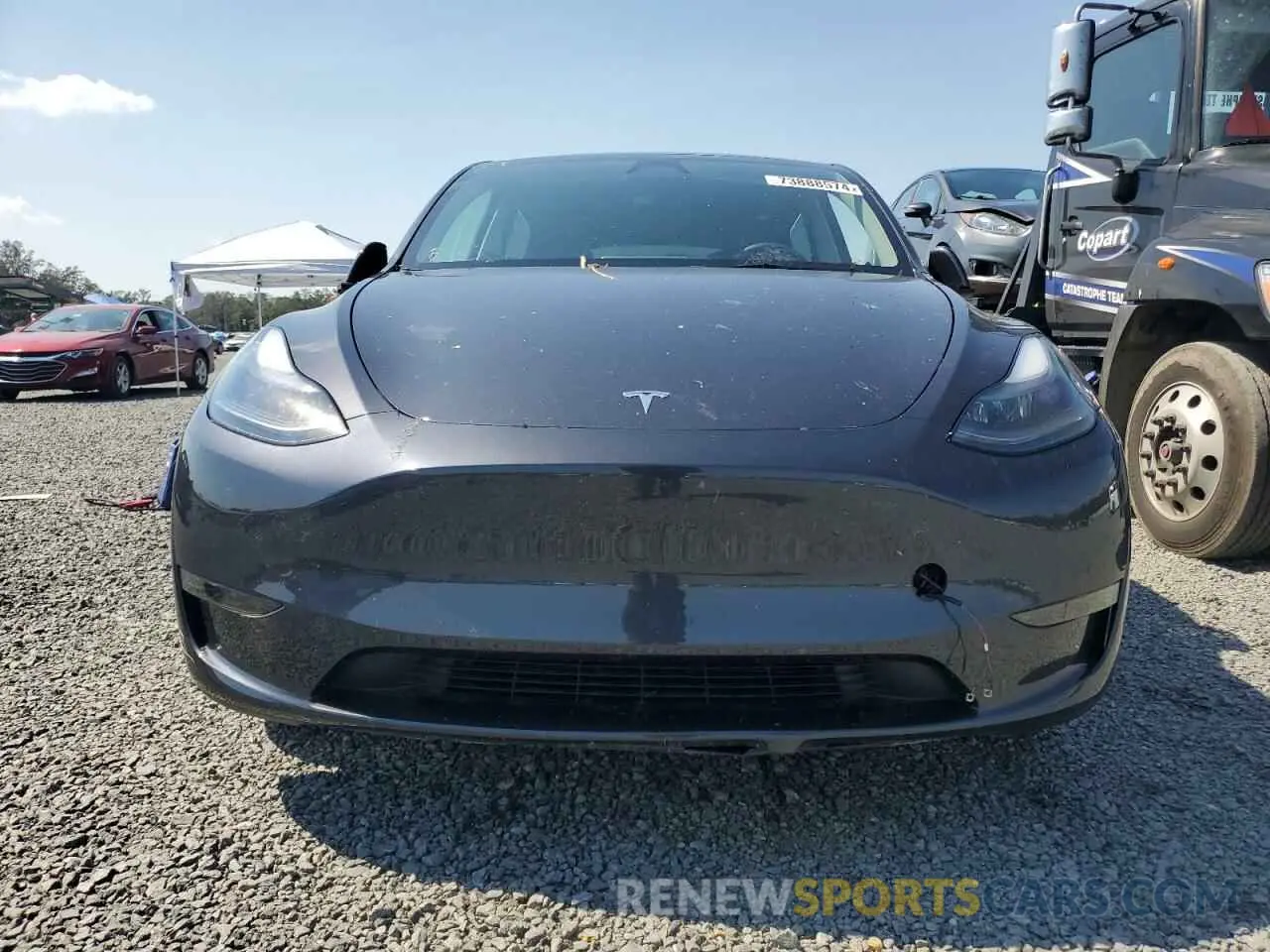 5 Фотография поврежденного автомобиля 7SAYGDED8RF091697 TESLA MODEL Y 2024