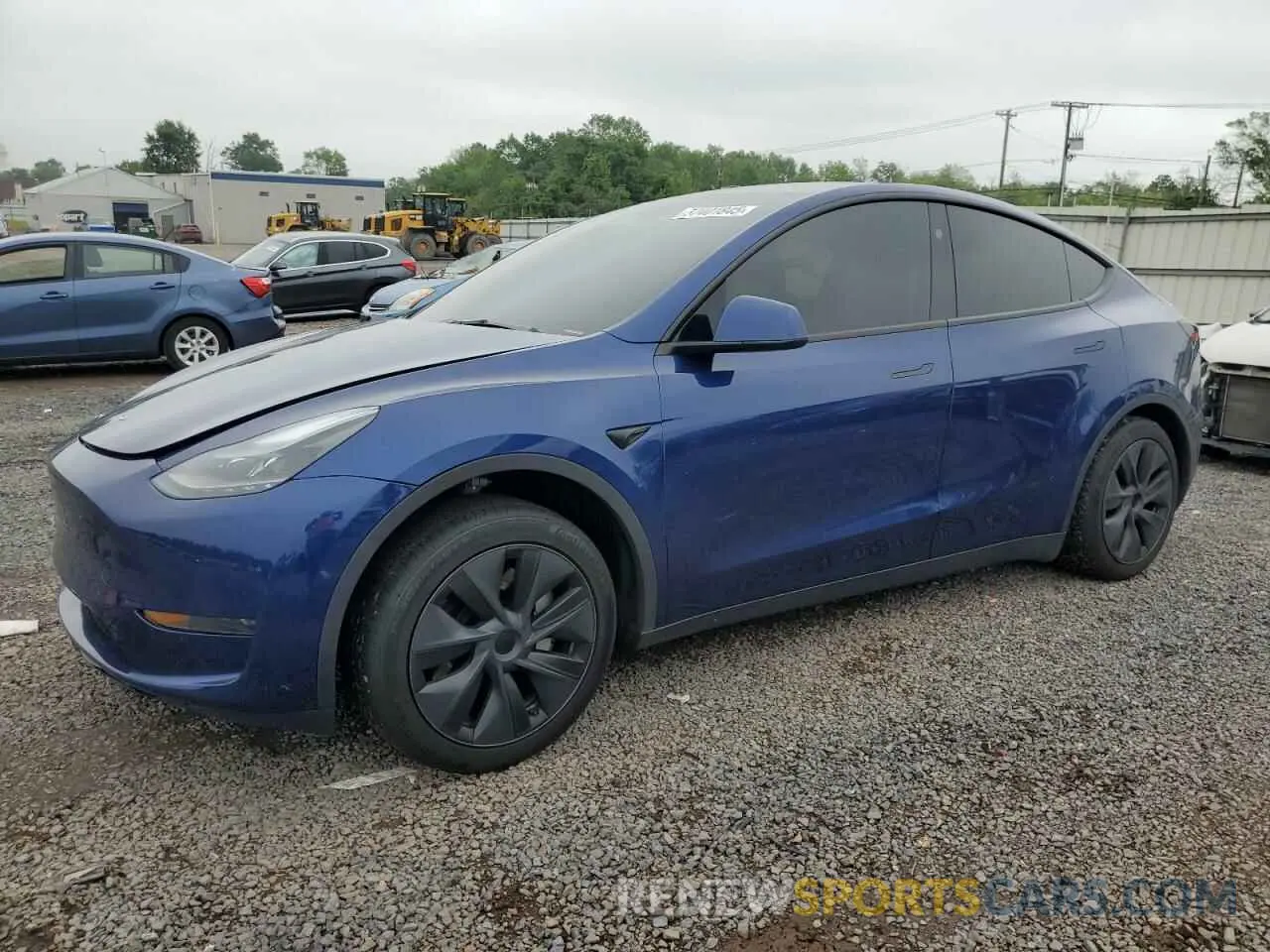 1 Photograph of a damaged car 7SAYGDED8RF096074 TESLA MODEL Y 2024