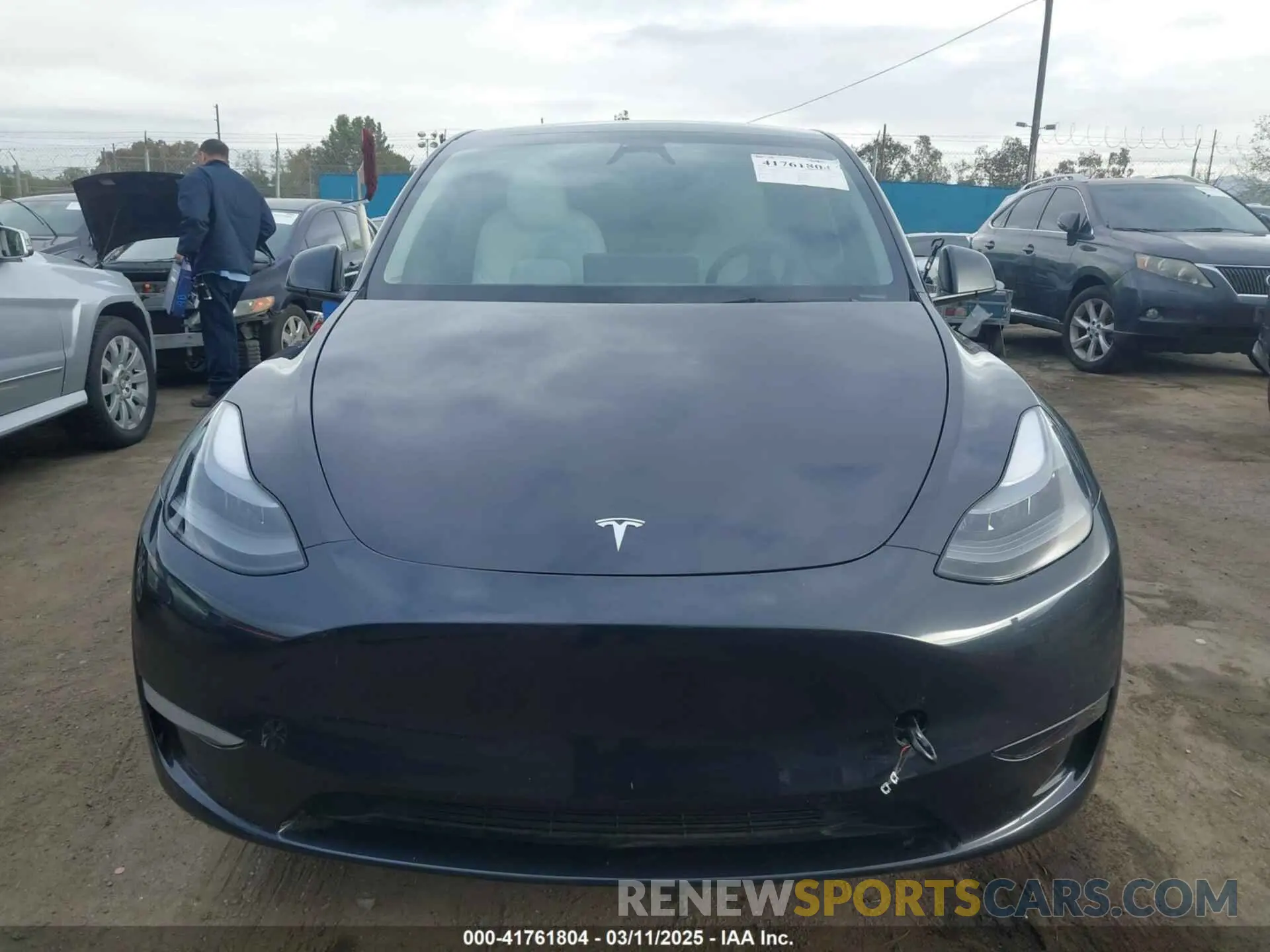 12 Photograph of a damaged car 7SAYGDED8RF116209 TESLA MODEL Y 2024