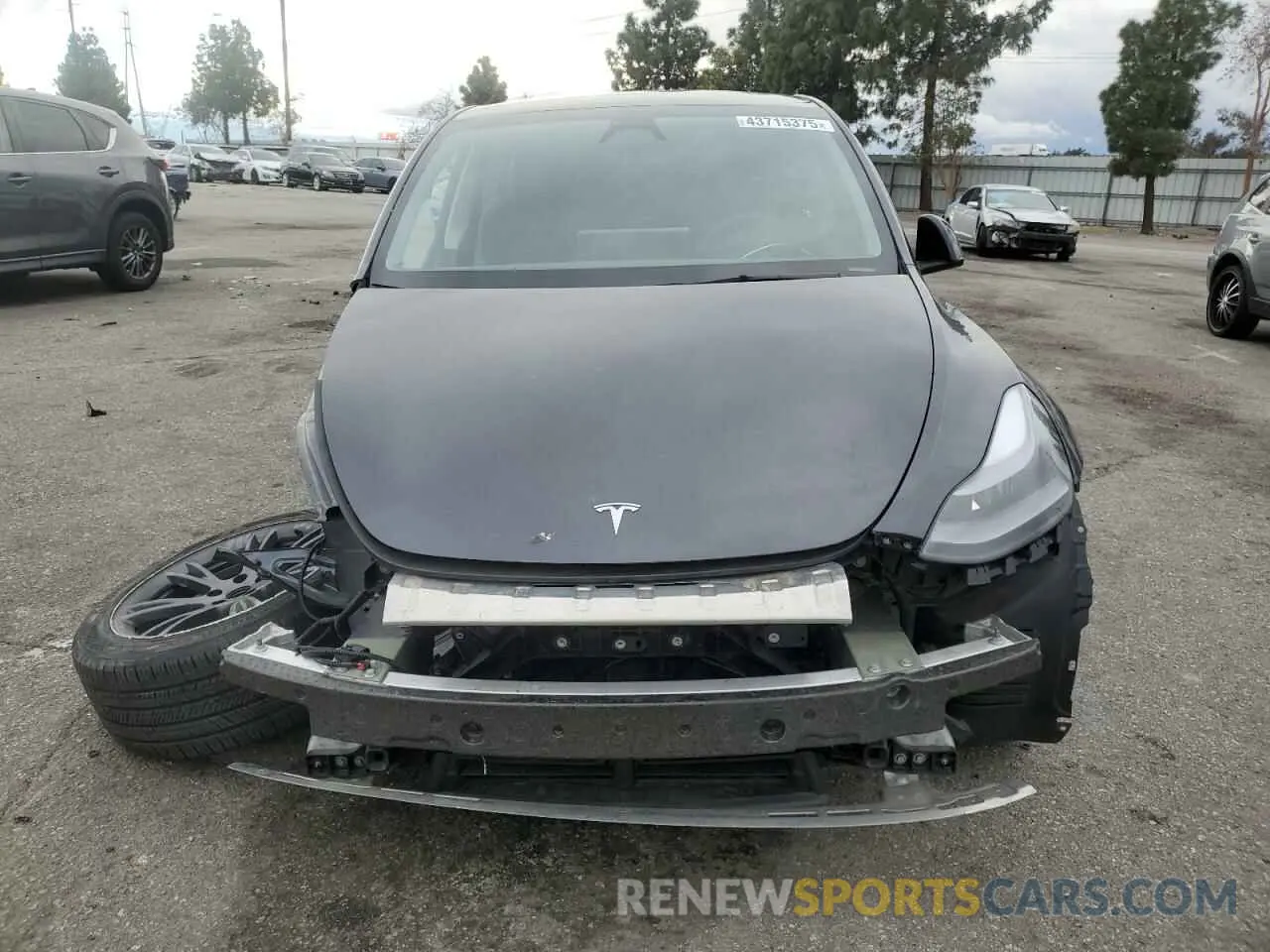 5 Фотография поврежденного автомобиля 7SAYGDED8RF132426 TESLA MODEL Y 2024