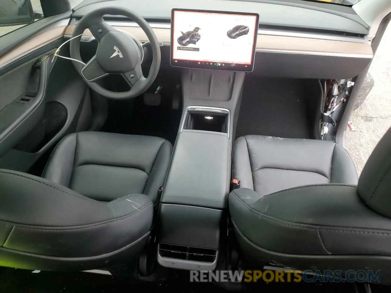 8 Фотография поврежденного автомобиля 7SAYGDED8RF132426 TESLA MODEL Y 2024