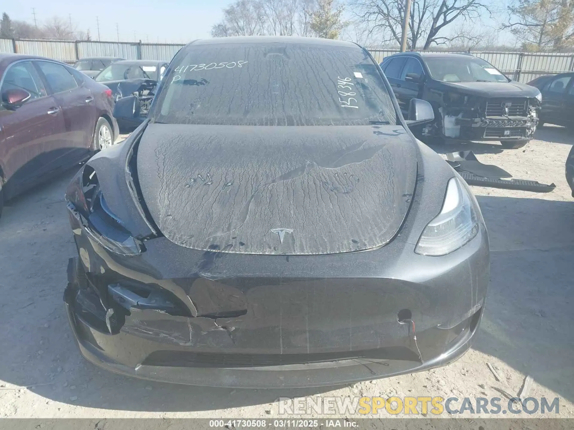 11 Фотография поврежденного автомобиля 7SAYGDED8RF158346 TESLA MODEL Y 2024