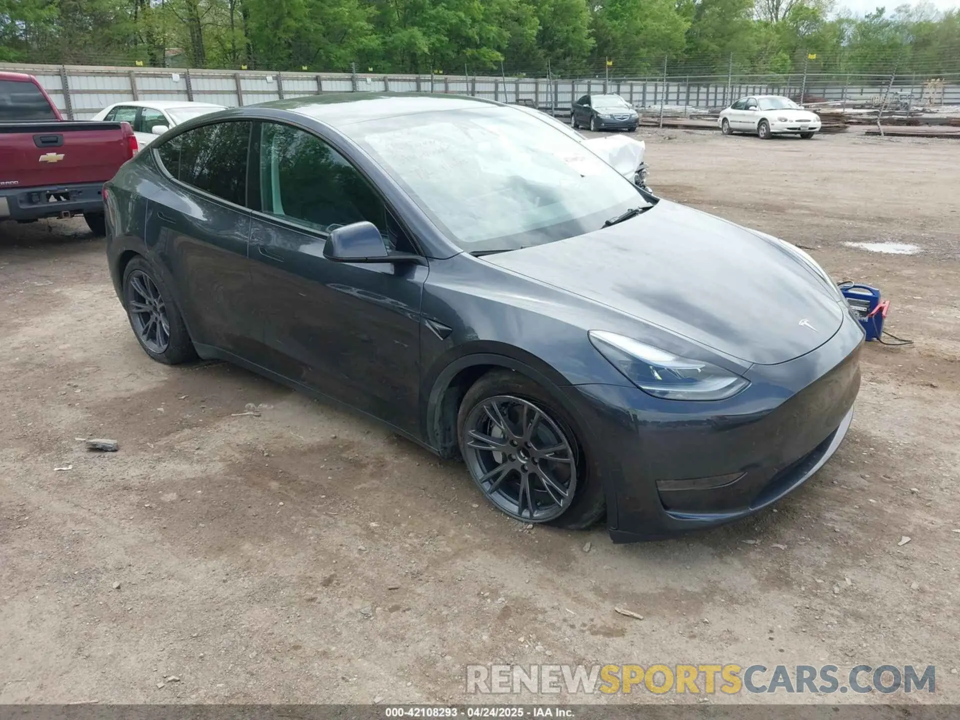 1 Фотография поврежденного автомобиля 7SAYGDED9RA323124 TESLA MODEL Y 2024