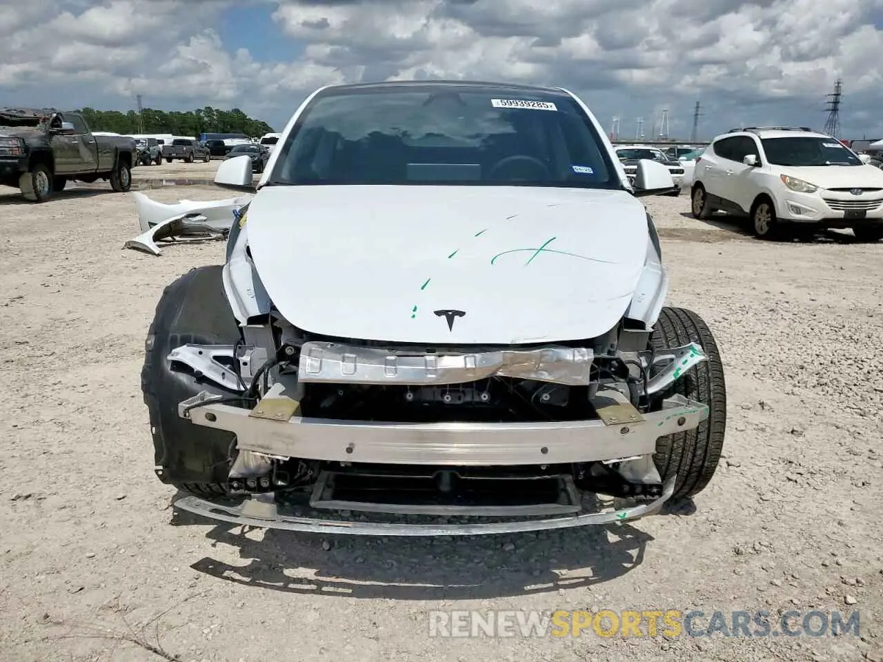 5 Photograph of a damaged car 7SAYGDED9RF044629 TESLA MODEL Y 2024