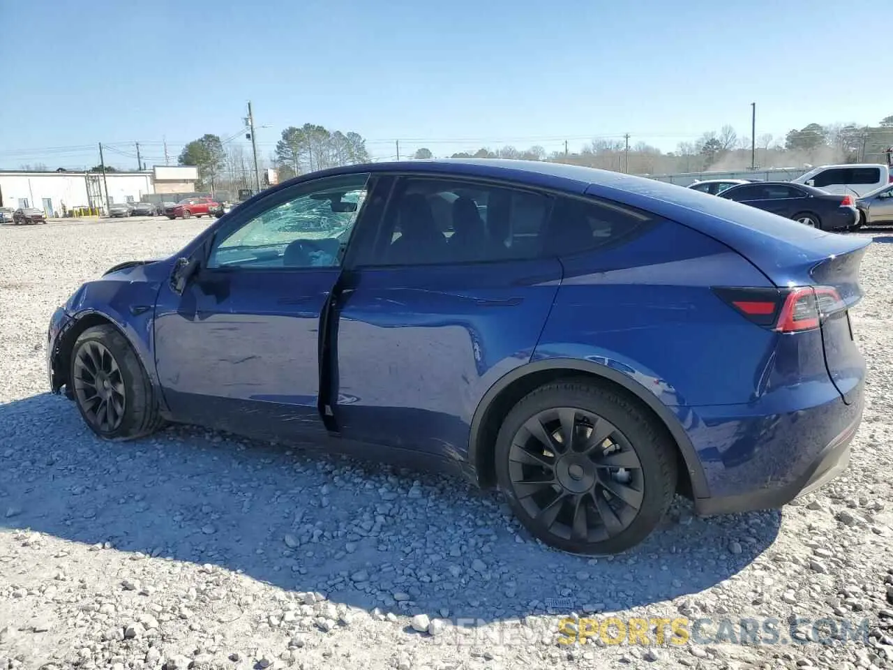 2 Фотография поврежденного автомобиля 7SAYGDED9RF046879 TESLA MODEL Y 2024