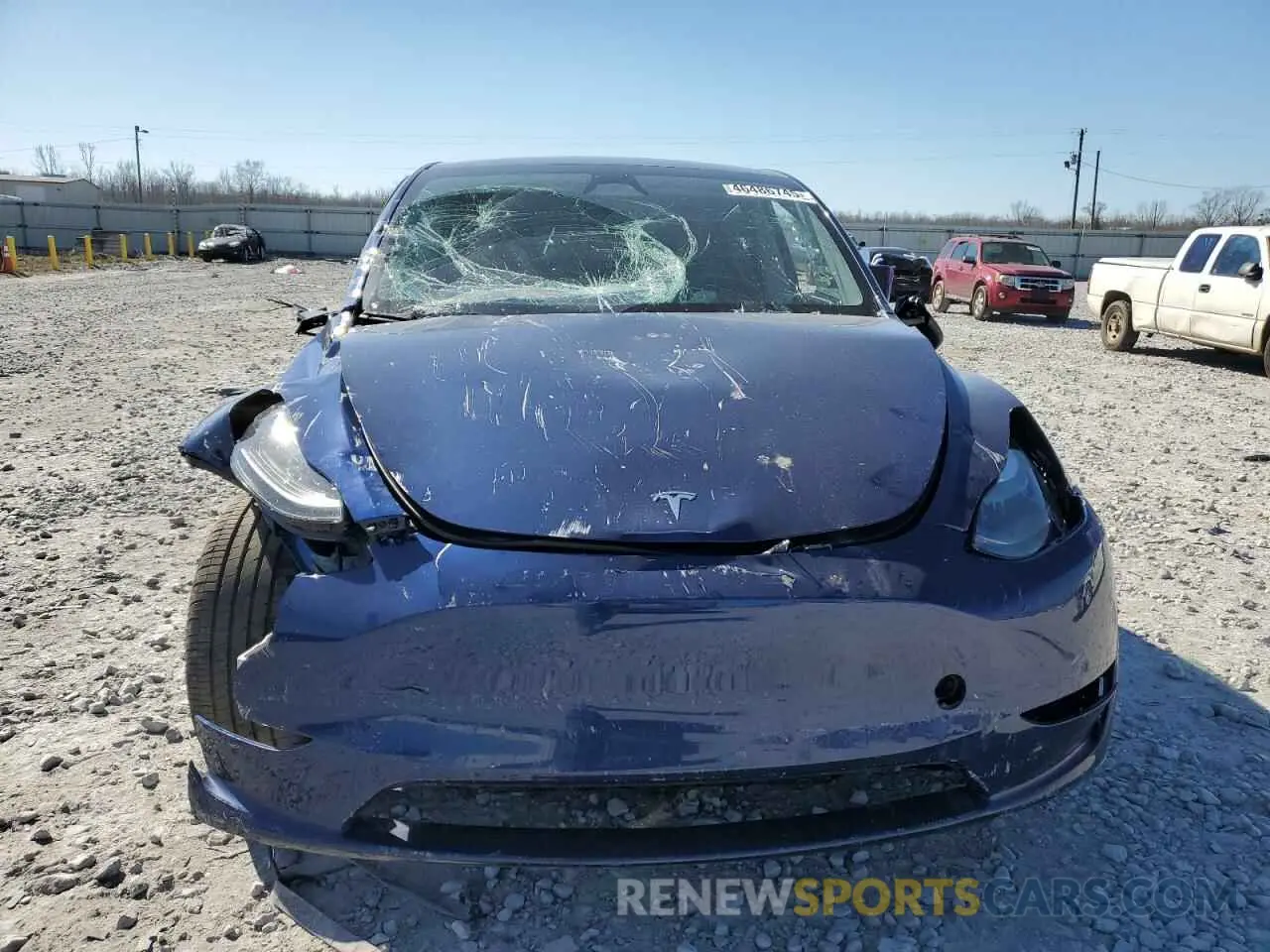5 Фотография поврежденного автомобиля 7SAYGDED9RF046879 TESLA MODEL Y 2024