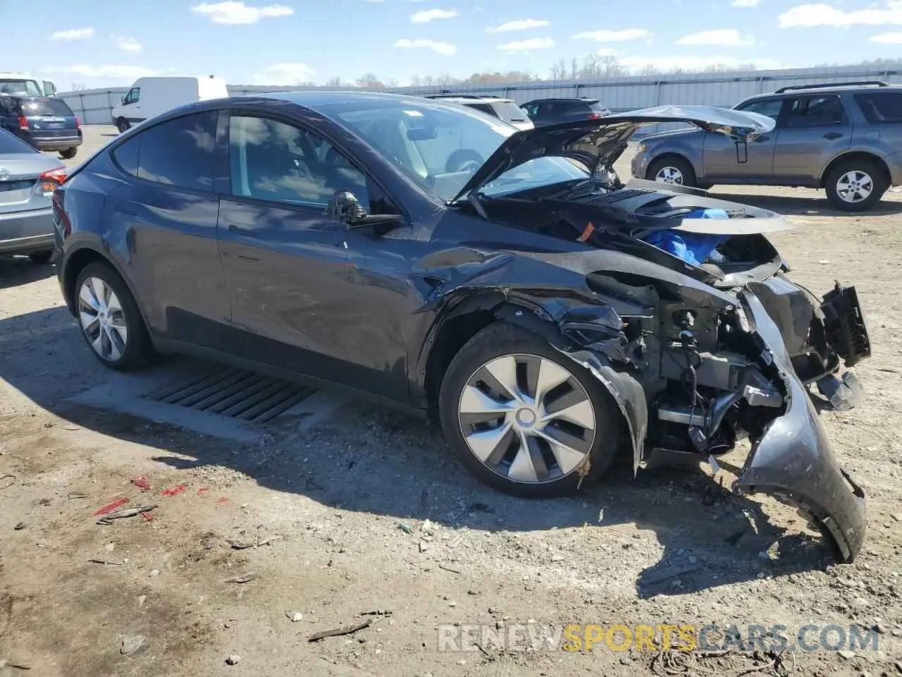 4 Фотография поврежденного автомобиля 7SAYGDED9RF091711 TESLA MODEL Y 2024