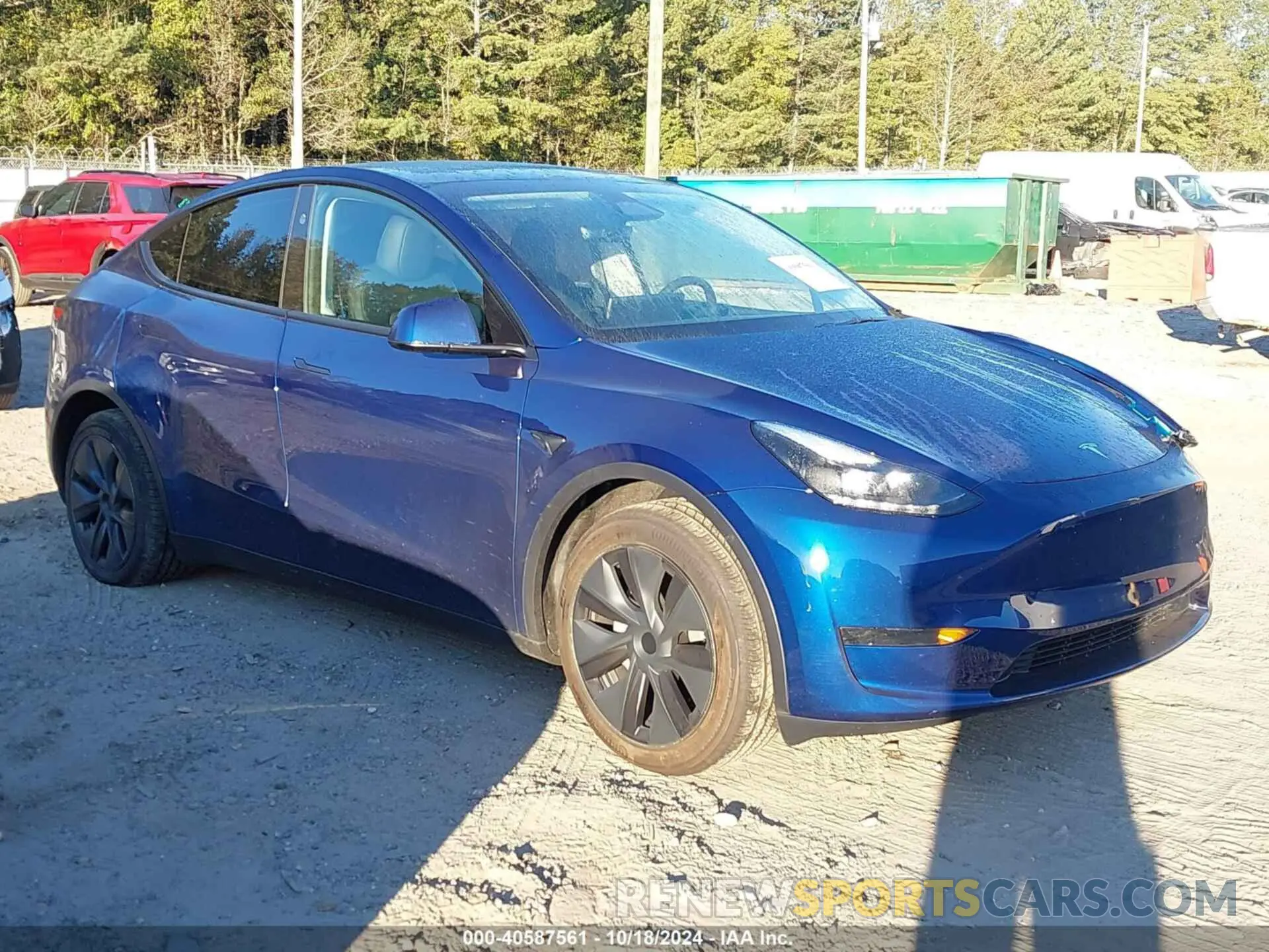 1 Photograph of a damaged car 7SAYGDEDXRA323777 TESLA MODEL Y 2024