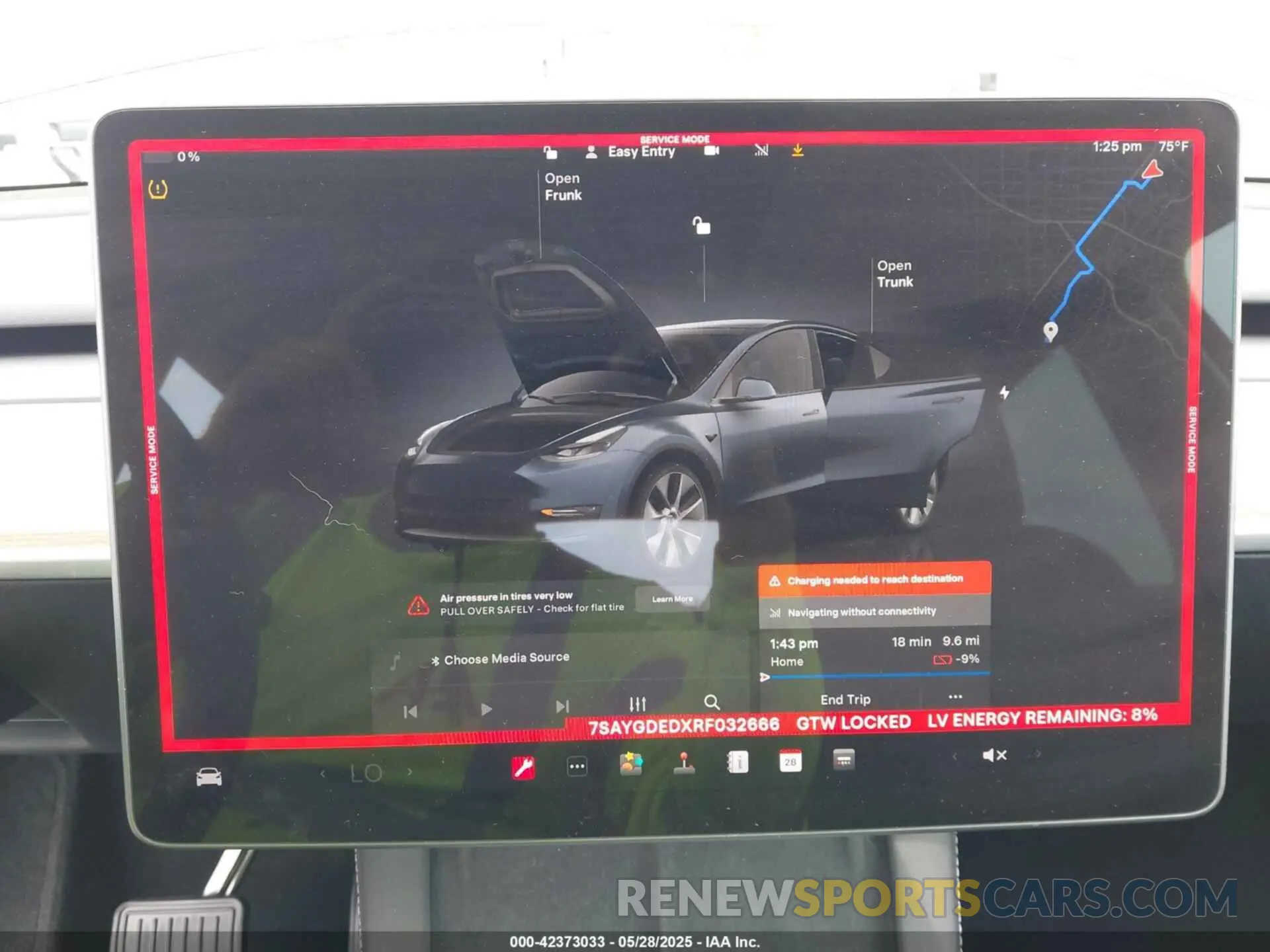 19 Фотография поврежденного автомобиля 7SAYGDEDXRF032666 TESLA MODEL Y 2024