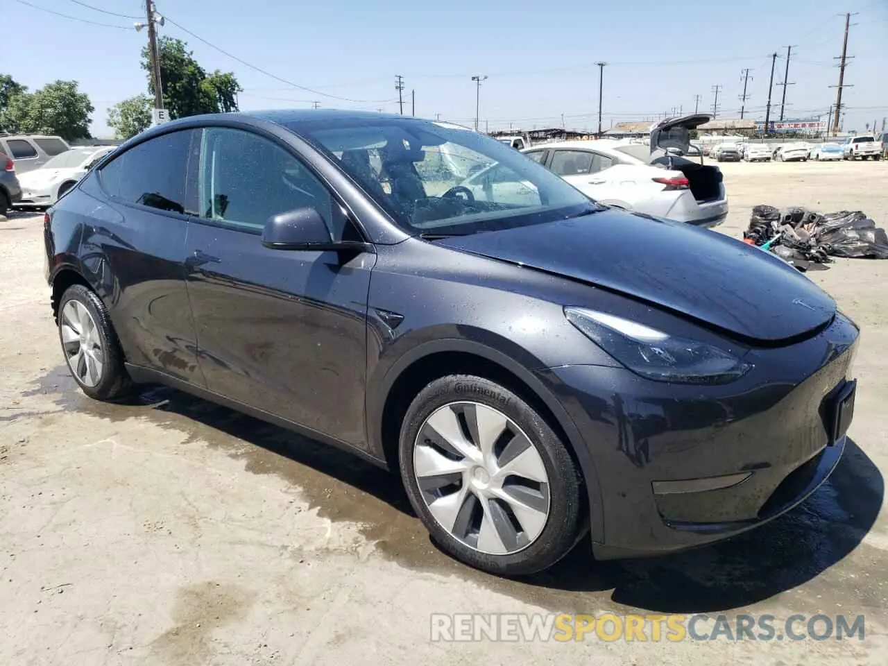 4 Фотография поврежденного автомобиля 7SAYGDEDXRF052447 TESLA MODEL Y 2024