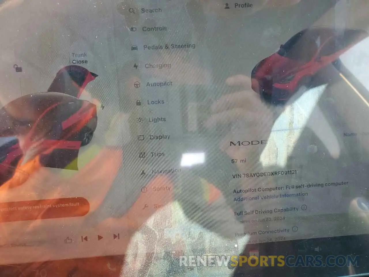 9 Фотография поврежденного автомобиля 7SAYGDEDXRF091121 TESLA MODEL Y 2024