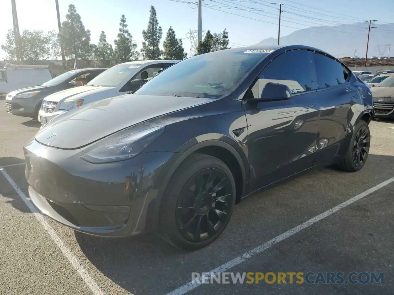 1 Photograph of a damaged car 7SAYGDEDXRF103509 TESLA MODEL Y 2024