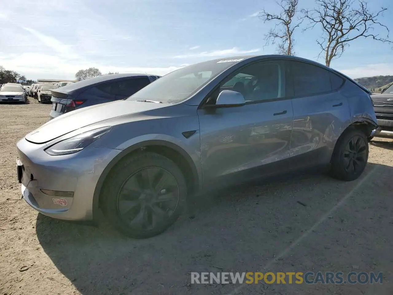 1 Photograph of a damaged car 7SAYGDEDXRF194622 TESLA MODEL Y 2024
